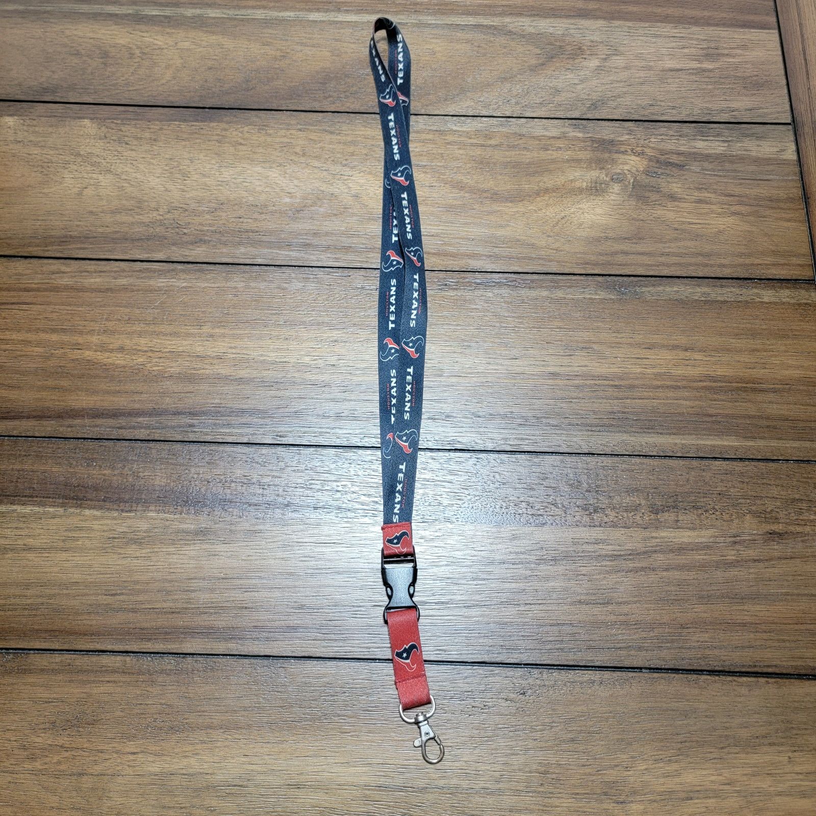 Other Houston Texans Red & Blue Reversible Lanyard w/ Detach Clip Size ONE SIZE - 3 Thumbnail