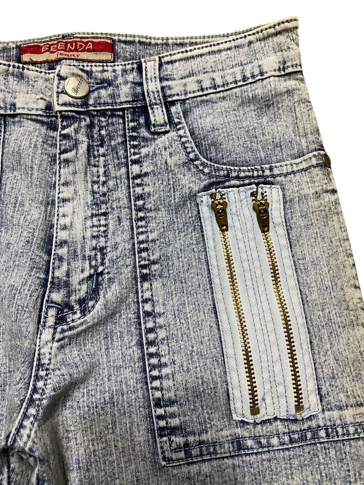 Japanese Brand Vintage Japanese Brand Brenda Zipper Skinny Jeans Size 26" / US 2 / IT 38 - 8 Thumbnail