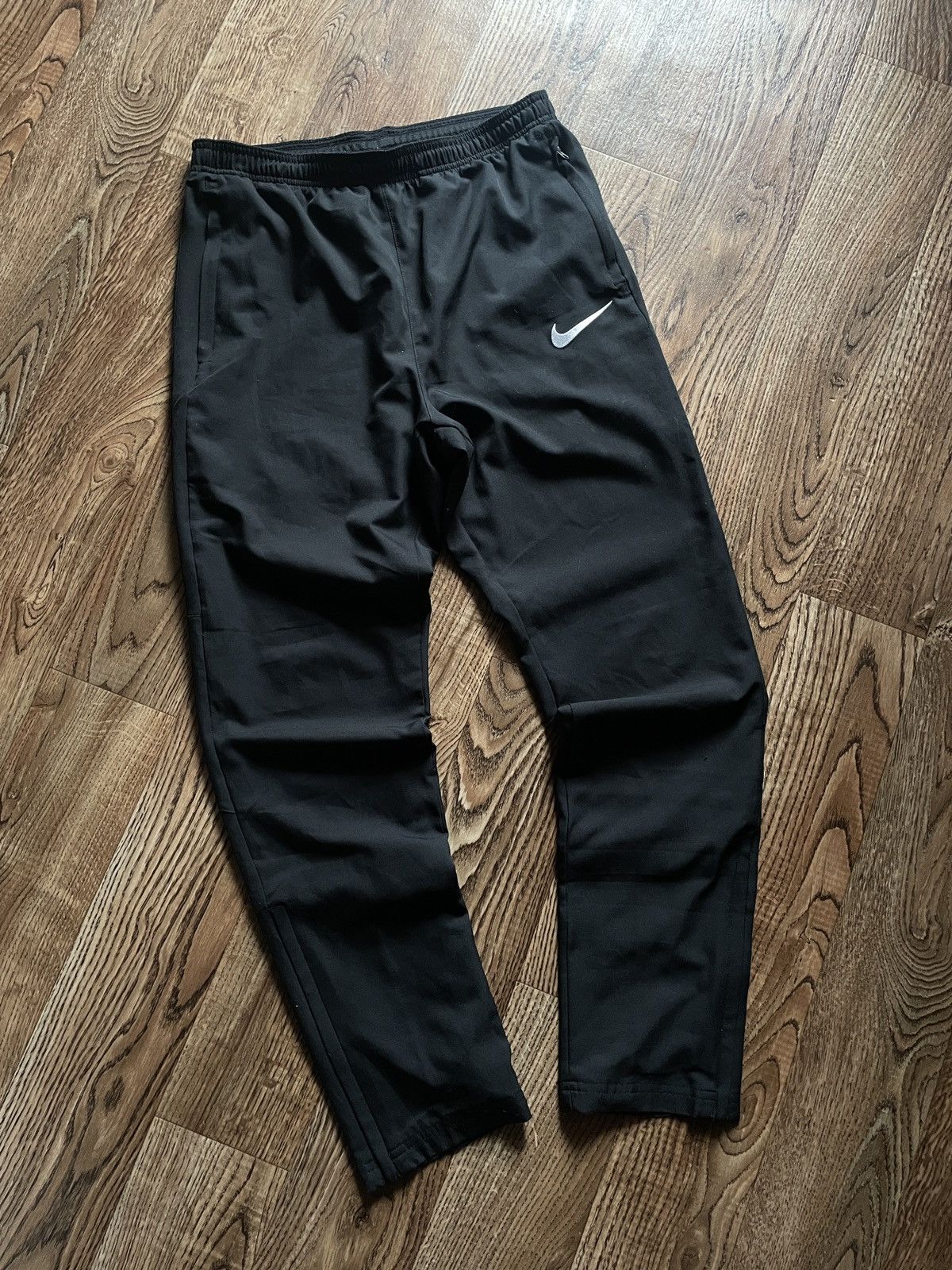 Nike Vintage Nike Track Pants Nylon Swoosh Rare y2k gorpcore Size US 32 / EU 48 - 2 Thumbnail