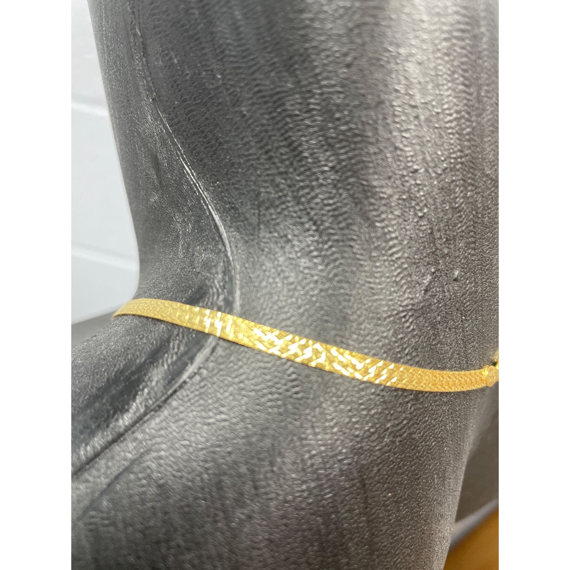 Other Italian 925 Sterling gold plated herringbone lobster clasp n Size ONE SIZE - 7 Thumbnail
