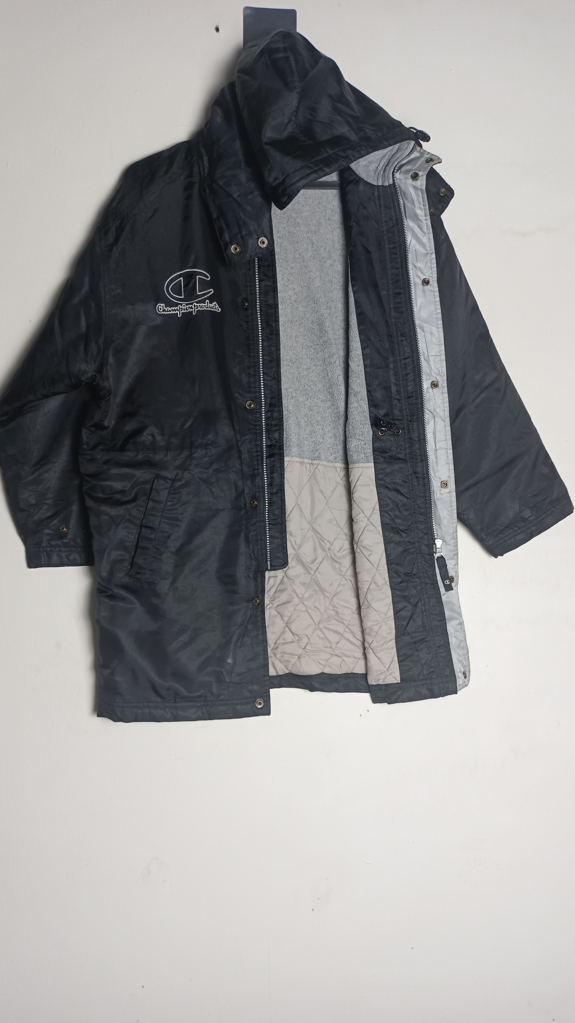 Champion × Japanese Brand × Vintage VINTAGE CHAMPION HOODIE WINDBRAKER Size US L / EU 52-54 / 3 - 13 Thumbnail