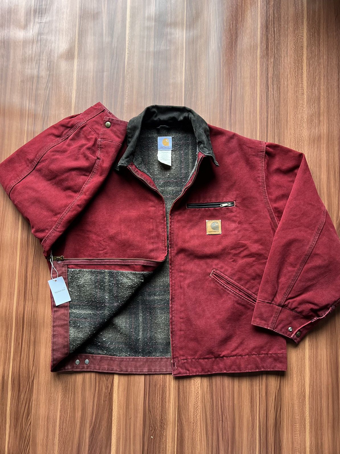 Carhartt × Vintage Rare! 2001's Carhartt J97 Cri (Crimson