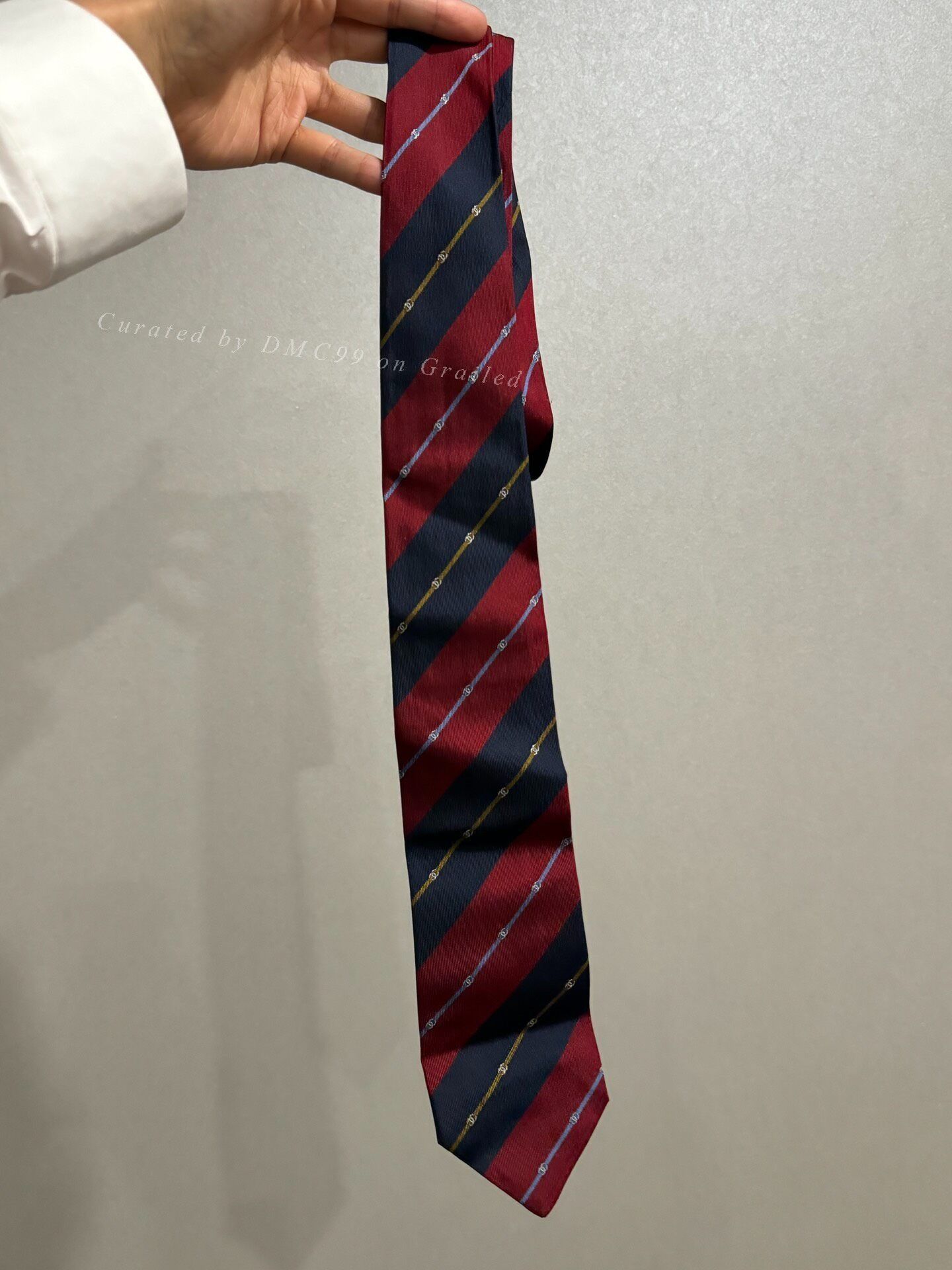 Chanel Chanel Vintage Striped Tie Size ONE SIZE - 1 Thumbnail