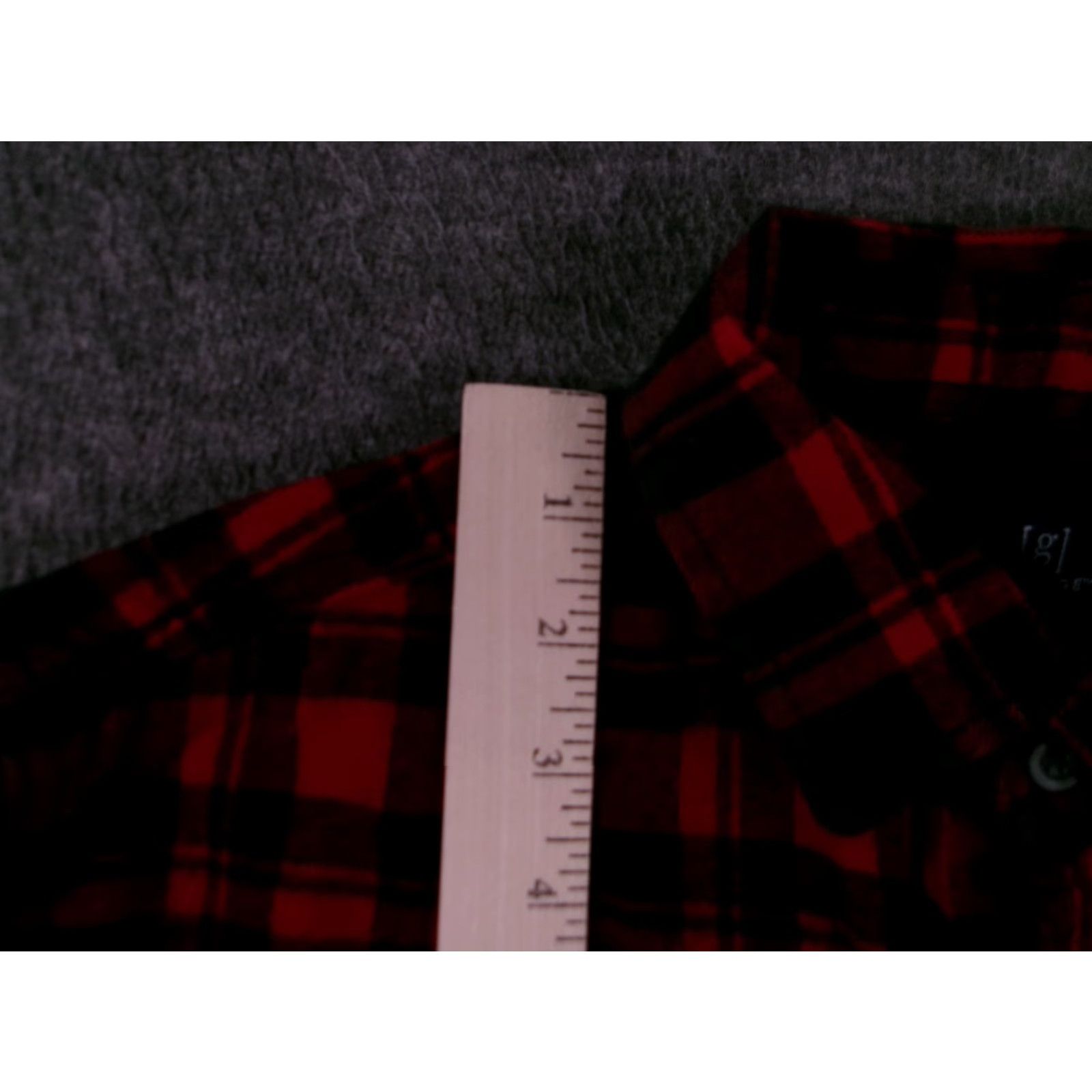 George George Shirt Men Small Red Black Buffalo Plaid Check Flannel Camp Lumberjack Size US S / EU 44-46 / 1 - 4 Thumbnail