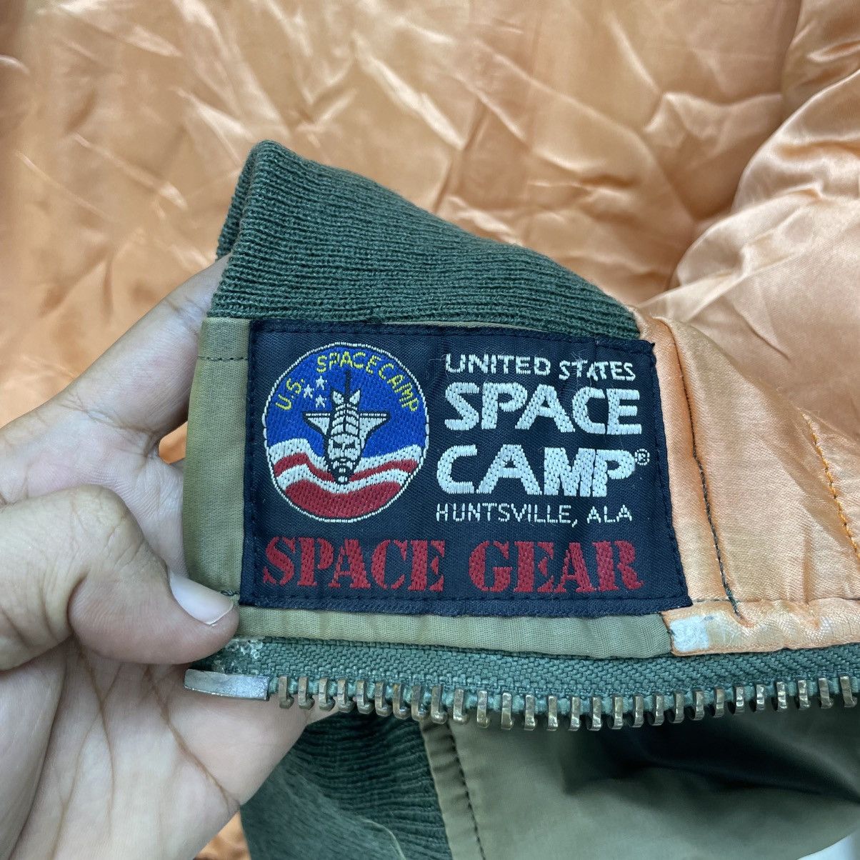 Buzz Rickson's 💥Vintage Distressed Bomber Ma 1 Mfg By JM Watkins Design Size US M / EU 48-50 / 2 - 14 Thumbnail