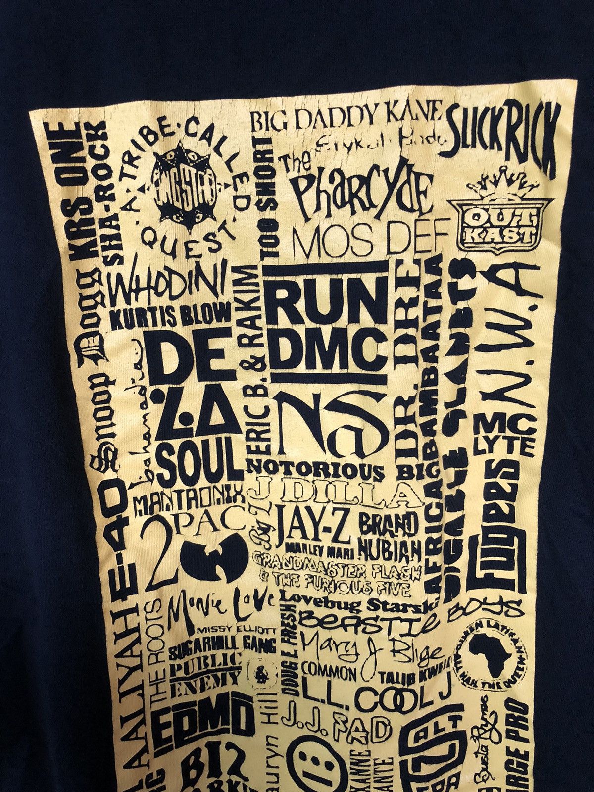 Rap Tees Vintage Hip Hop is Not Dead Classic Logo Shirt Tee DMC Size US L / EU 52-54 / 3 - 11 Thumbnail