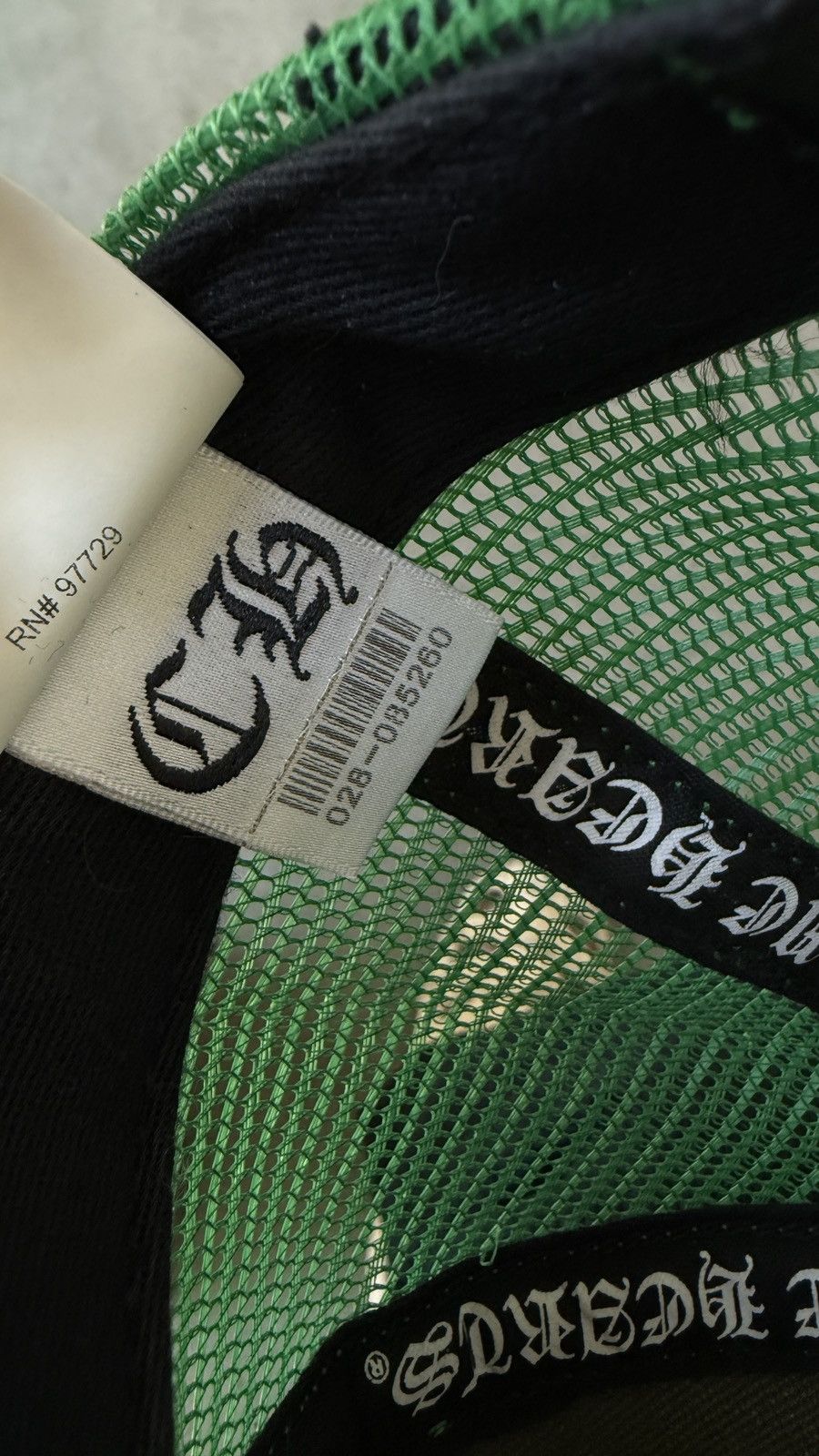 Chrome Hearts Chrome Hearts Hollywood Green Tucker Hat Size ONE SIZE - 8 Thumbnail