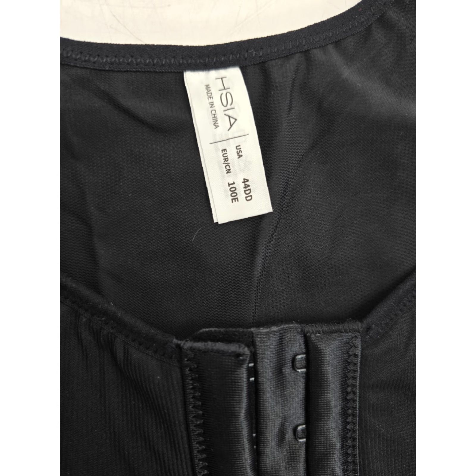 Vintage HSIA Posture Bra - Wireless Front Closure - Black - Size 44DD - NWT Size ONE SIZE - 2 Thumbnail