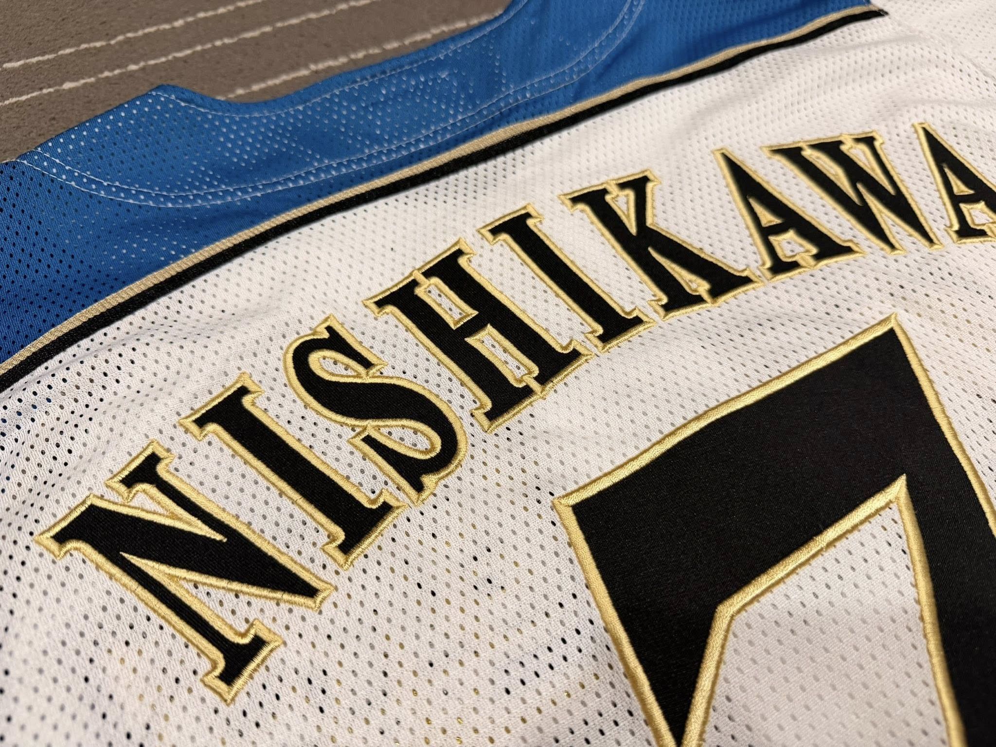 Mizuno MIZUNO Hokkaido Nippon ham FIGHTERS NISHIKAWA 7 M 3341 Size US M / EU 48-50 / 2 - 5 Thumbnail