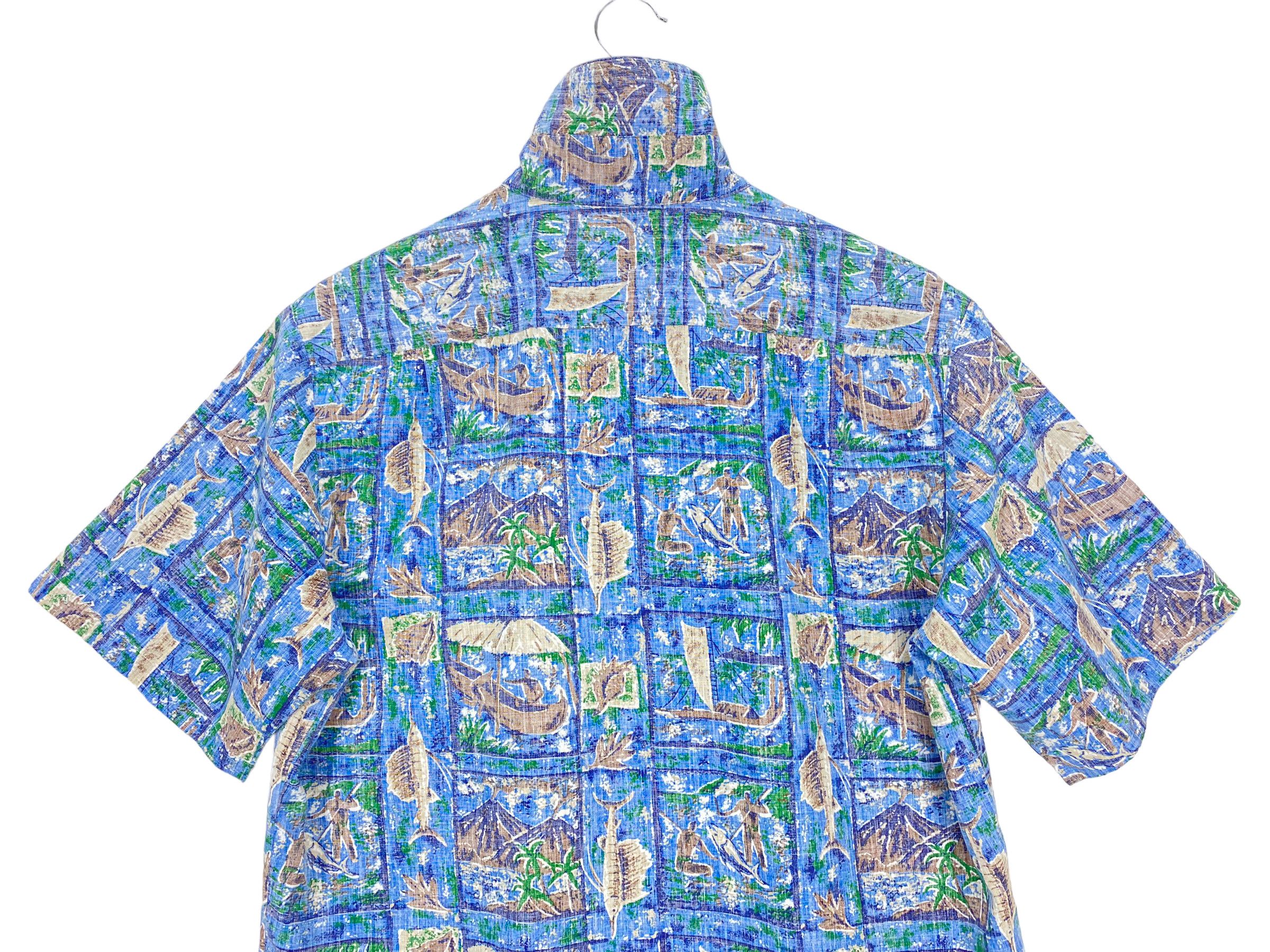 Vintage RJC Vintage Hawaiian Shirt - Floral Print Summer Aloha Shirt Size US S / EU 44-46 / 1 - 7 Thumbnail