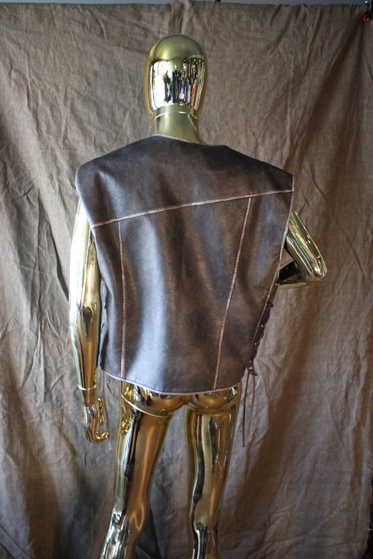 Other Custom-made Vest with Real cow leather Size US M / EU 48-50 / 2 - 10 Thumbnail