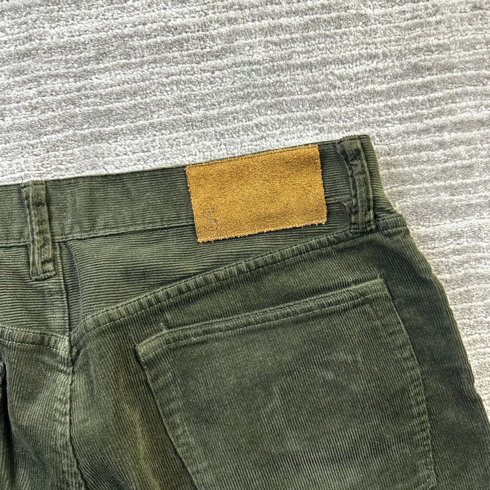 Todd Snyder Todd Snyder Corduroy Pants Slim Fit Chino Men 31x32 31x29 Green 5-Pocket Casual Vintage No N/A Size US 31 - 4 Thumbnail