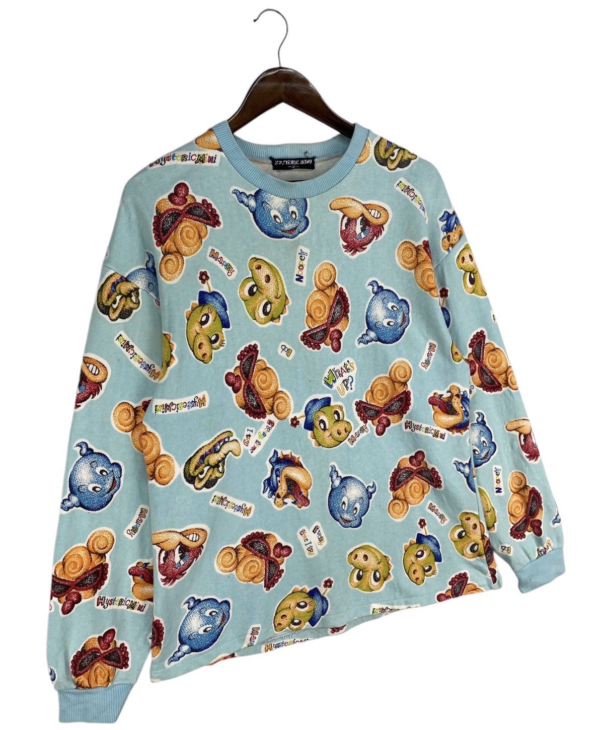 Hysteric Glamour × Japanese Brand × Vintage 💥RARE💥VINTAGE HYSTERIC GLAMOUR FULLPRINT SWEATSHIRT Size US M / EU 48-50 / 2 - 2 Thumbnail