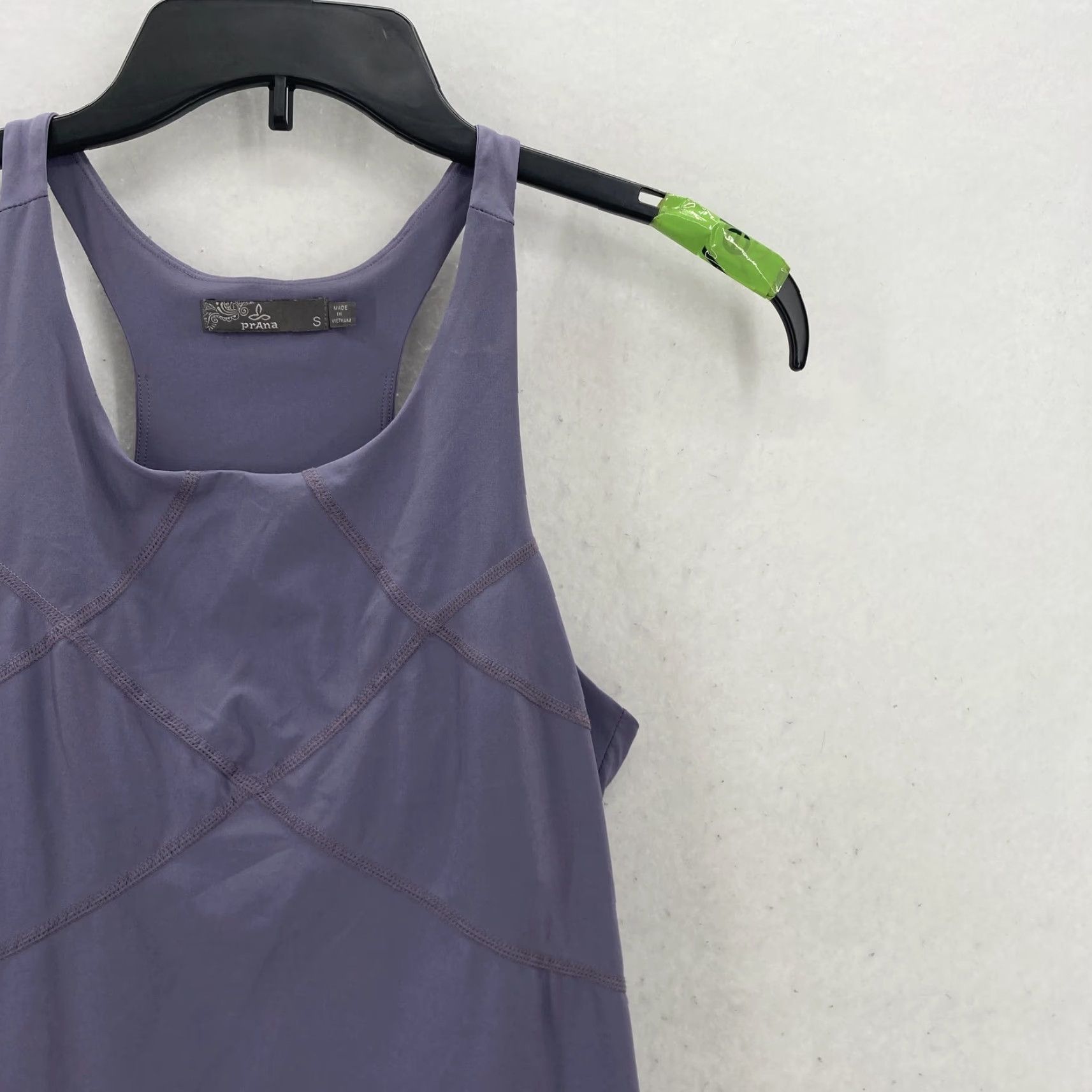 Prana Prana Barton Dress Womens Small Purple Sleeveless Racerback Pockets Activewear Dress Tank Dress Casual Travel Workwear Size S / US 4 / IT 40 - 2 Thumbnail
