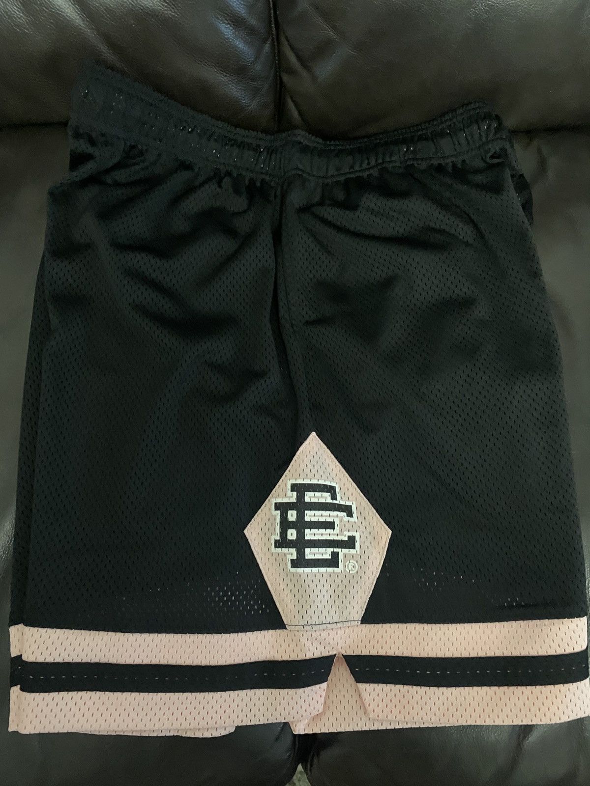 Eric Emanuel Size 2XL/XXLarge - Eric Emanuel Shorts Black Peach Pinkk Size US 37 - 3 Thumbnail