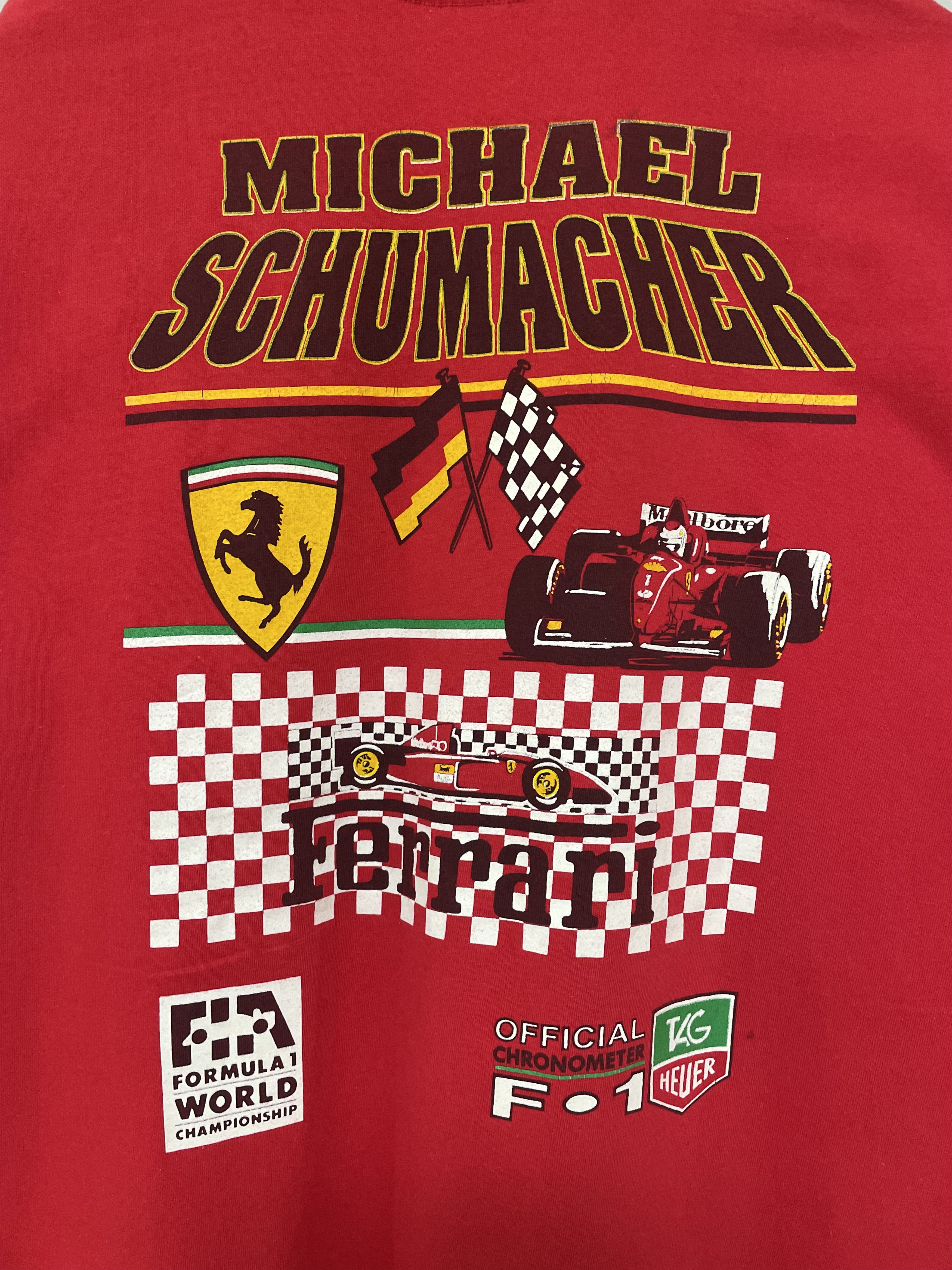 Ferrari Ferrari Marlboro M. Schumacher Vintage T-Shirt Tee F1 Racing Size US XL / EU 56 / 4 - 9 Thumbnail