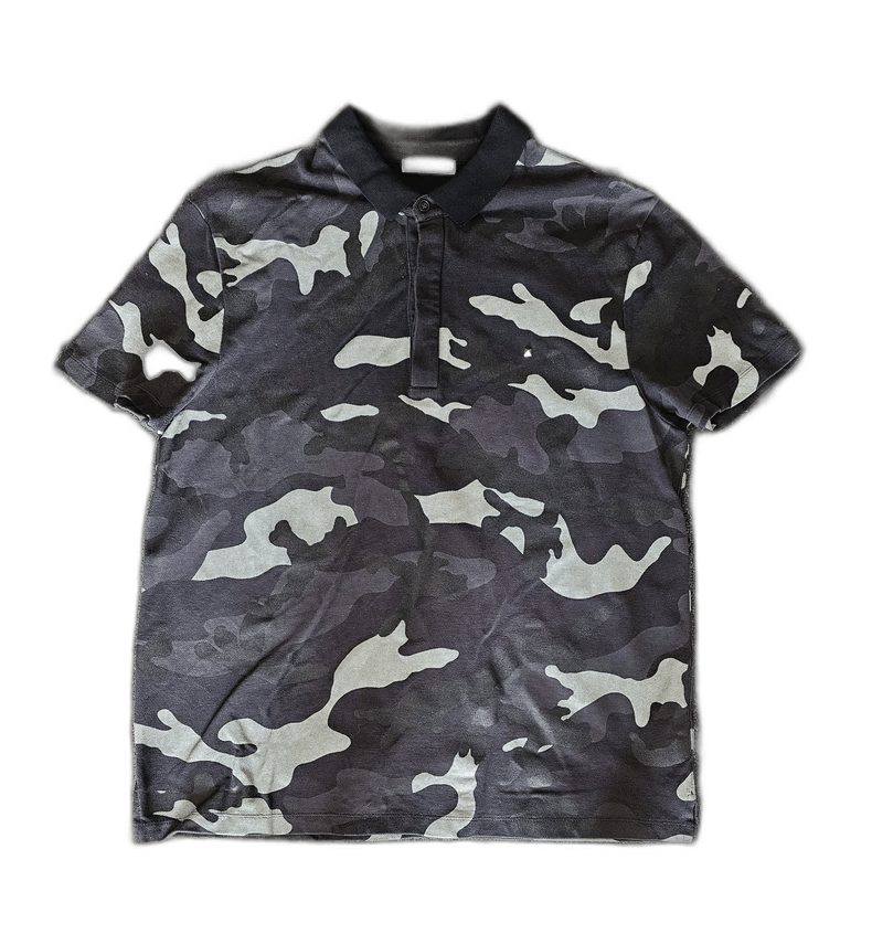 Valentino Valentino Camouflage Short Sleeve Polo Shirt Size US L / EU 52-54 / 3 - 1 Thumbnail