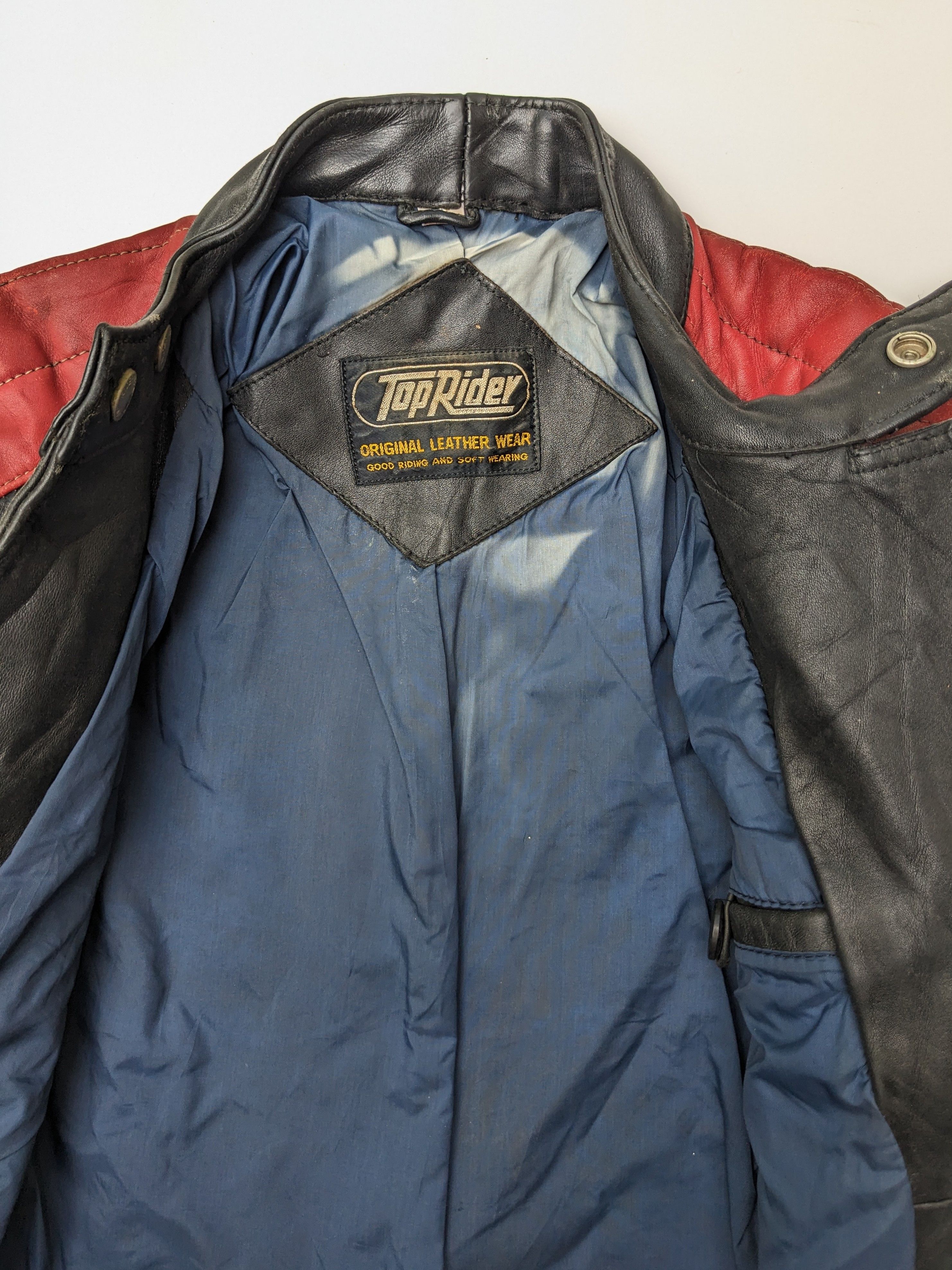Vintage Vintage Top Rider racing leather jacket Size US S / EU 44-46 / 1 - 4 Thumbnail