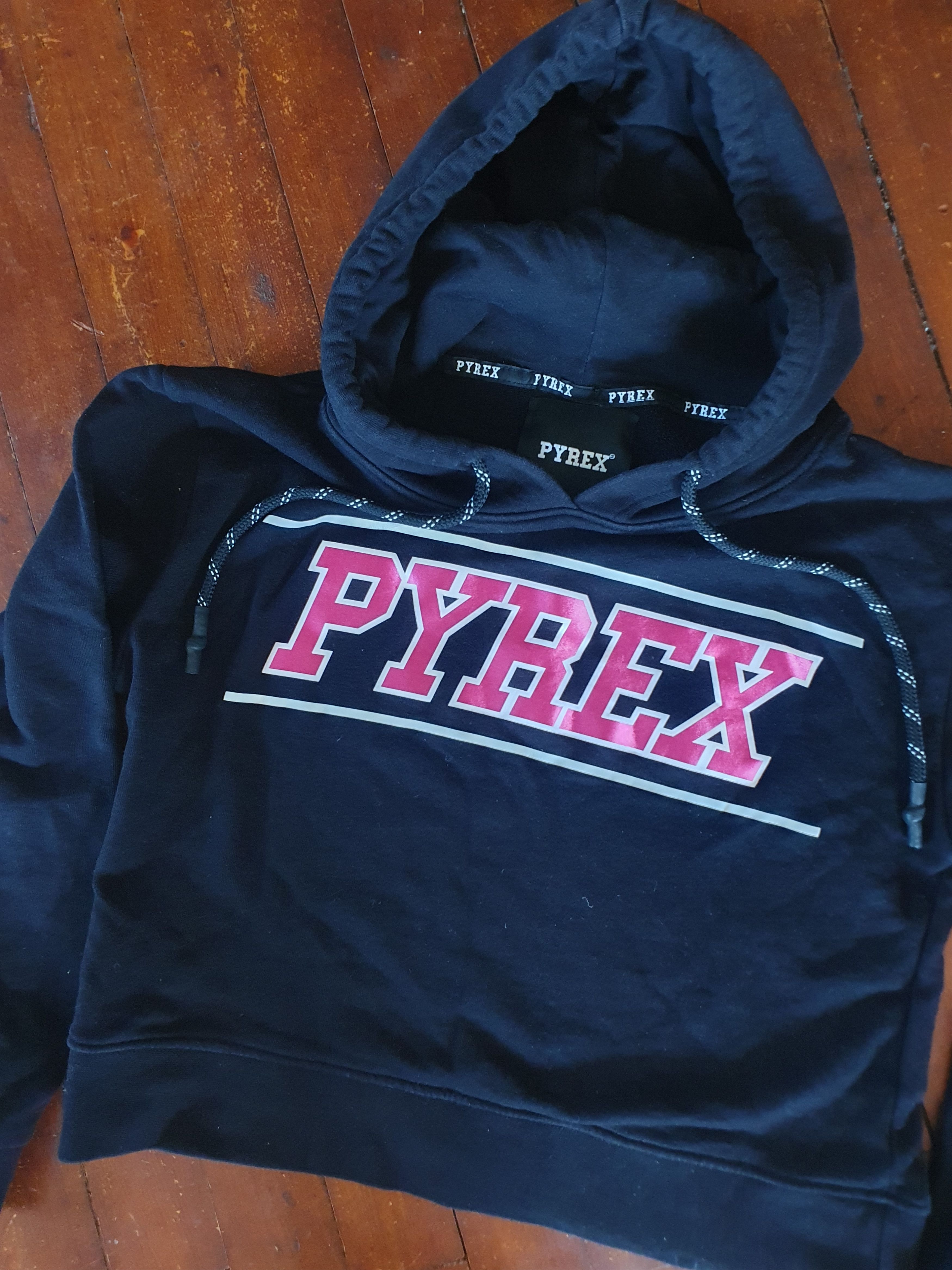 Pyrex Vision Pyrex Vision Big Logo Womans Hoodie Crop Top sz S Size S / US 4 / IT 40 - 4 Thumbnail