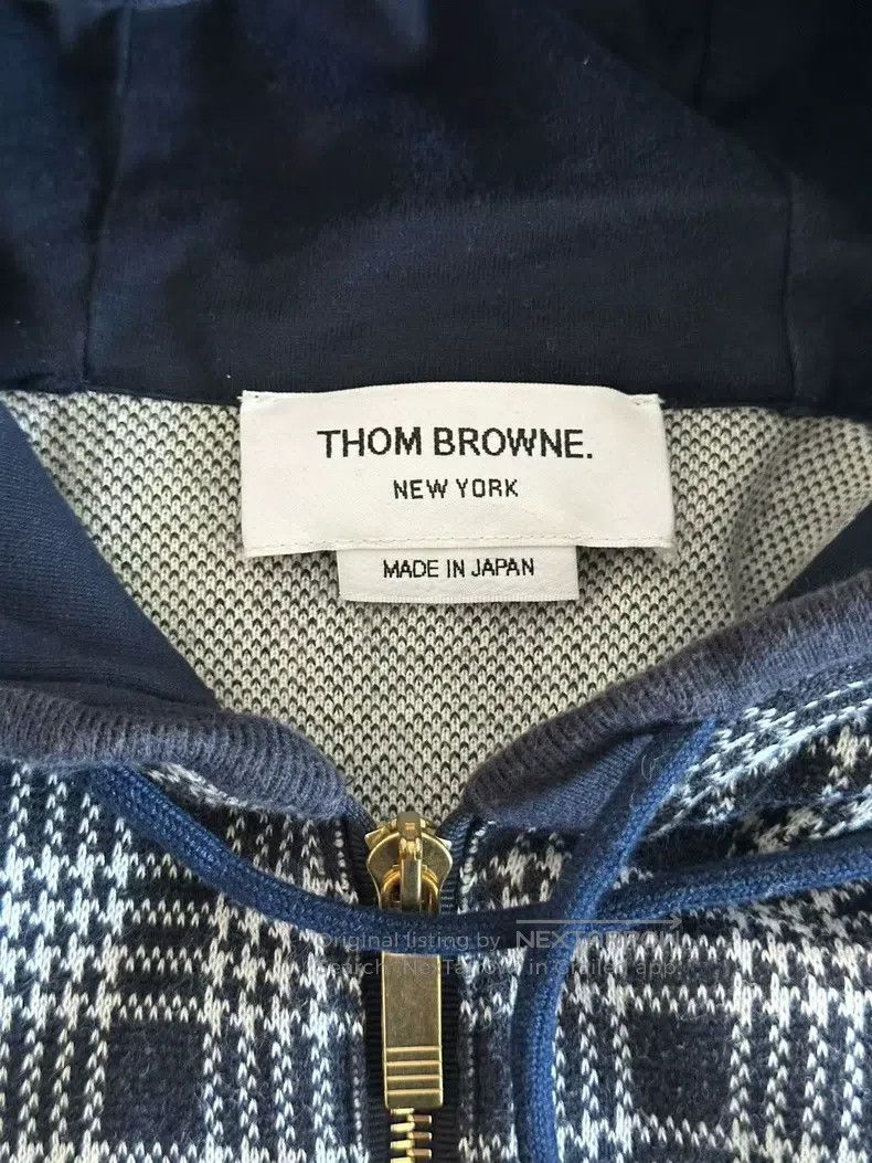 Thom Browne Thom Browne Plaid Zip-up Hoodie Jacket Size US S / EU 44-46 / 1 - 3 Thumbnail