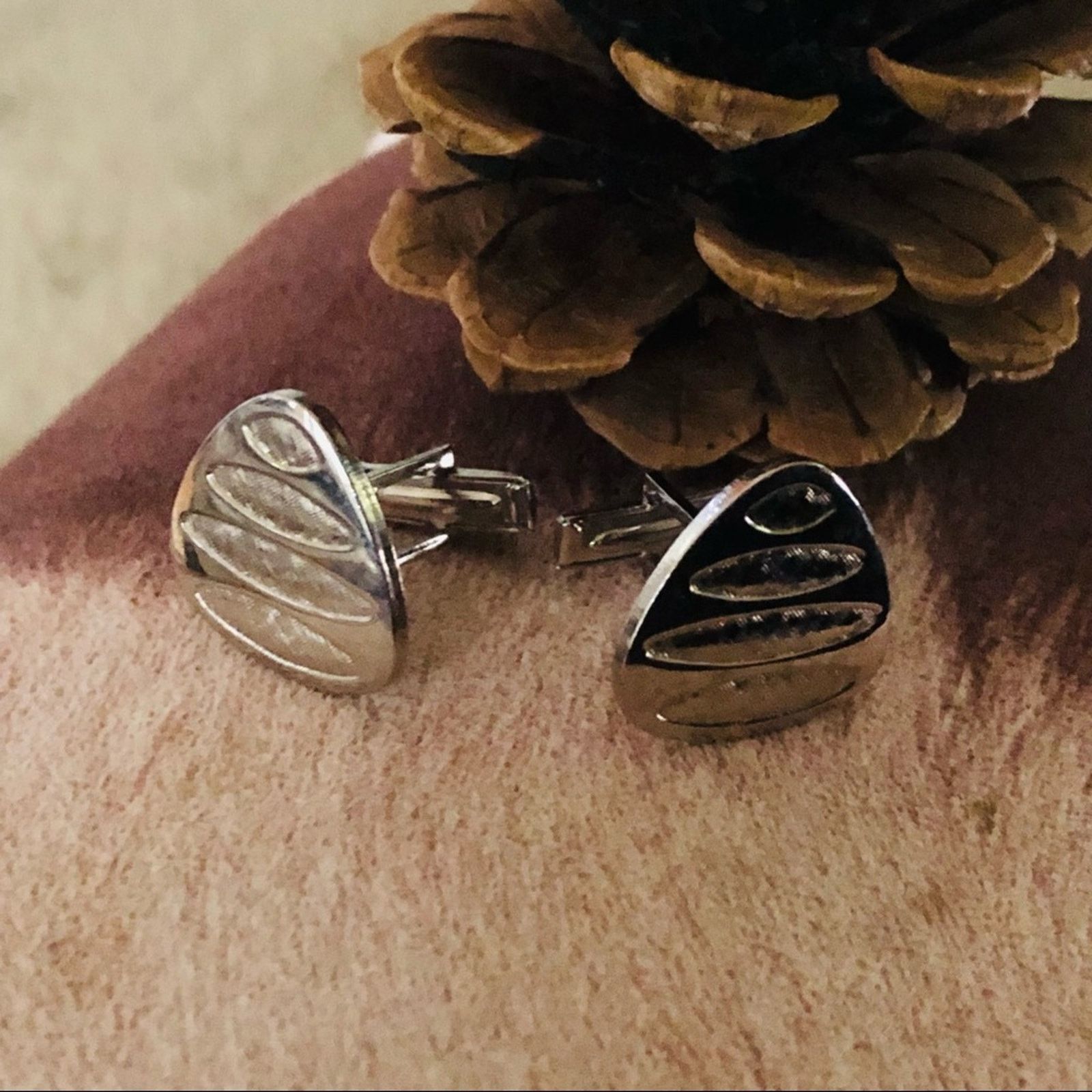 Vintage Vintage men’s Stag silver plated cuff link tie pin boxed set Size ONE SIZE - 2 Thumbnail
