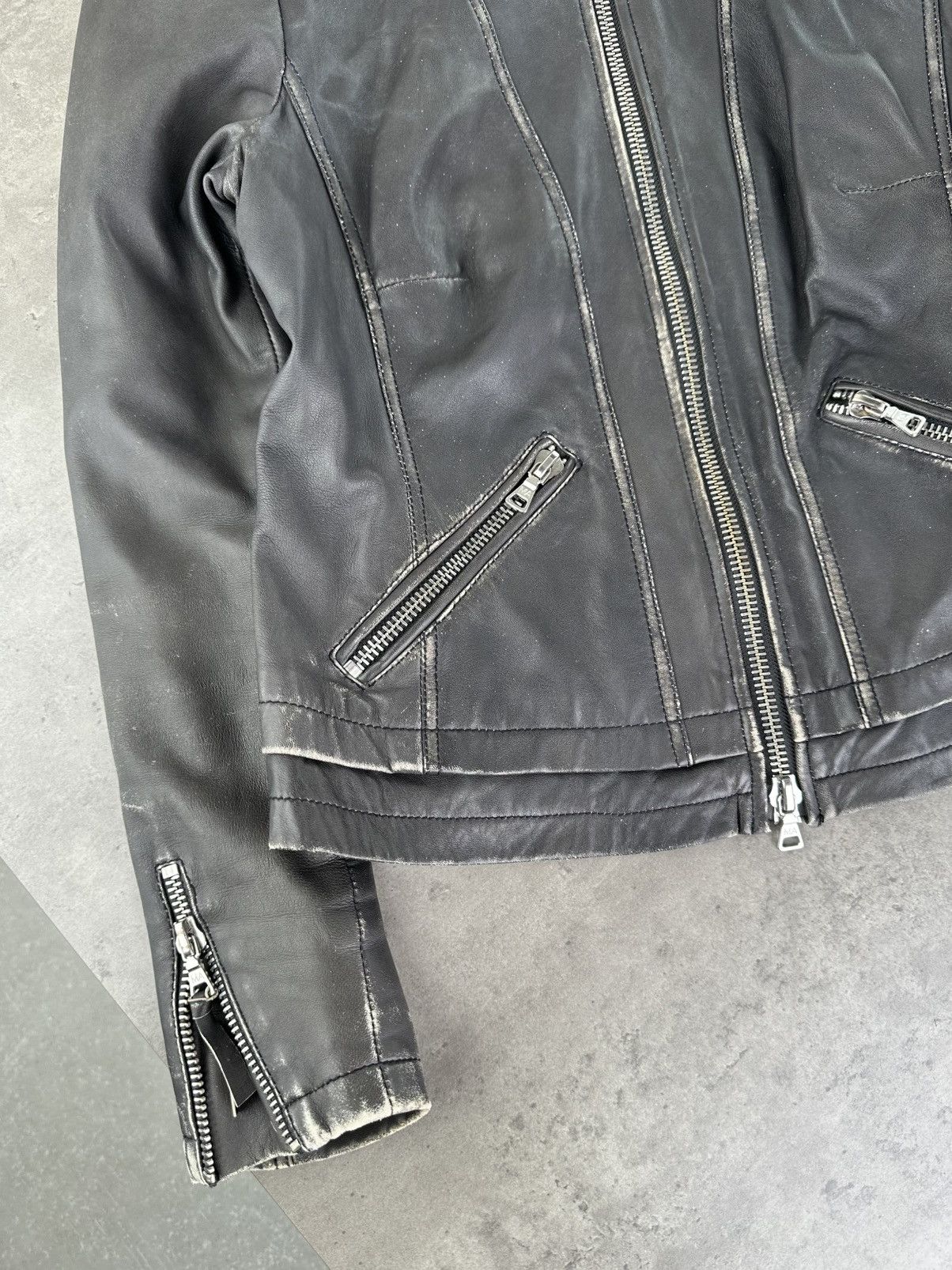 Japanese Brand Vintage Leather Jacket Size S / US 4 / IT 40 - 4 Thumbnail