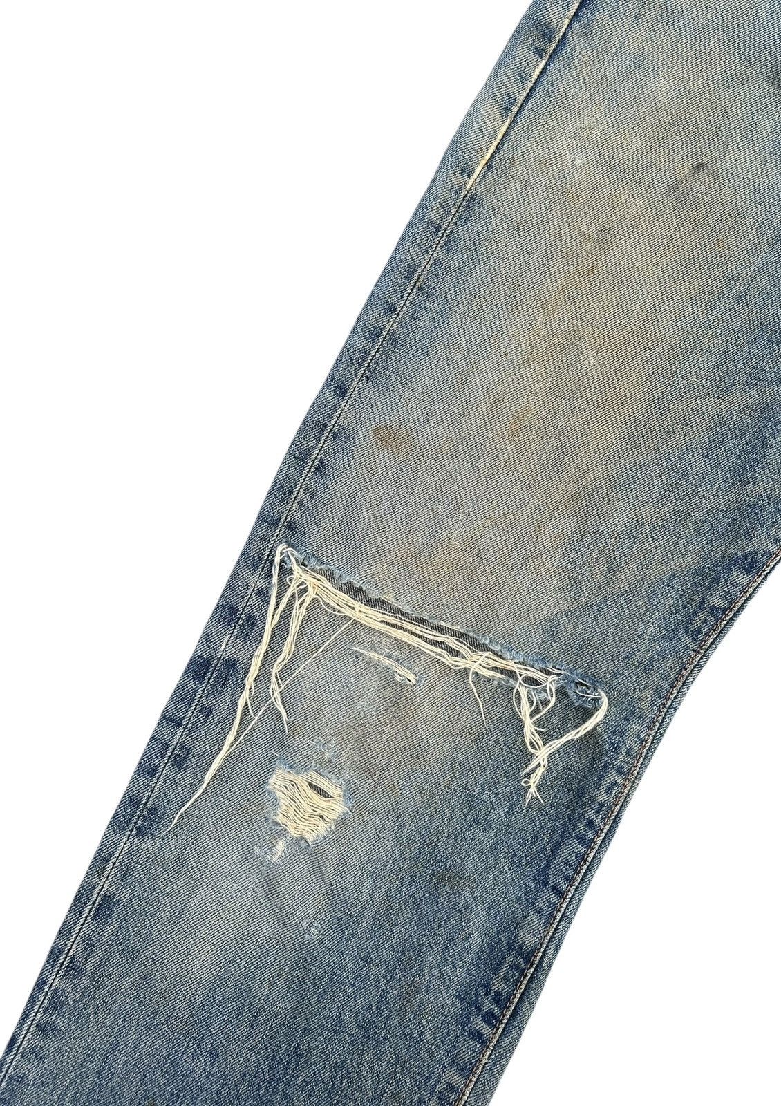 Kapital Thrashed Vintage Edwin 505XX Selvedge Distressed Denim Jeans Size US 29 - 5 Thumbnail