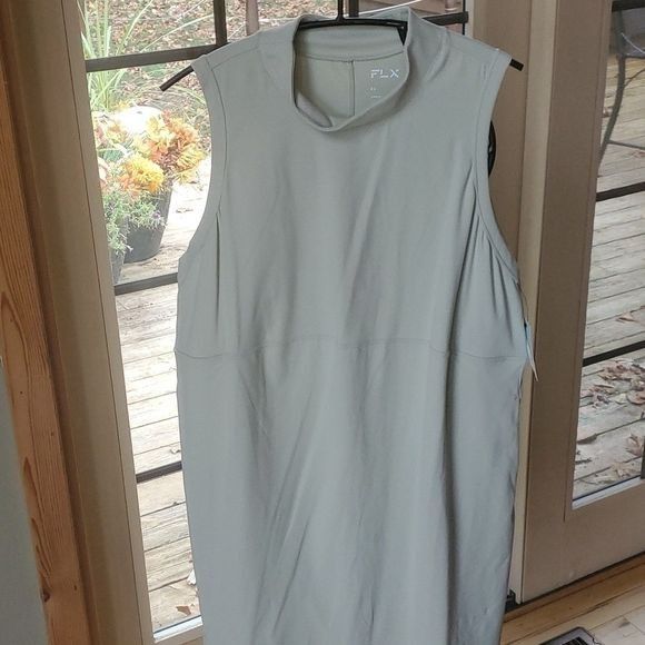 Vintage FLX Mint Sleeveless Mock Collared Sz. XL Dress Size XL / US 12-14 / IT 48-50 - 3 Thumbnail