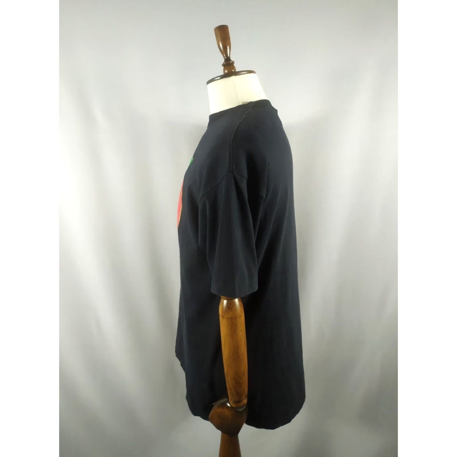 Vintage Signal Vintage T-Shirt Destination Big Apple Size L Men Black 1990s Graphic Tee Shirt Size US L / EU 52-54 / 3 - 3 Thumbnail