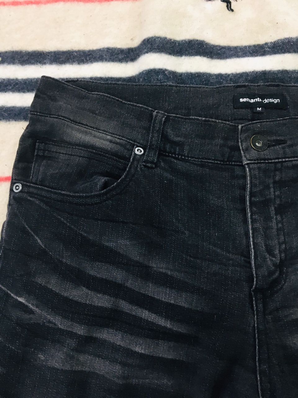 Hysteric Glamour Hot Item 🔴 A07 Semantic Design Banana Curve Strecth Jeans Size US 34 / EU 50 - 7 Thumbnail