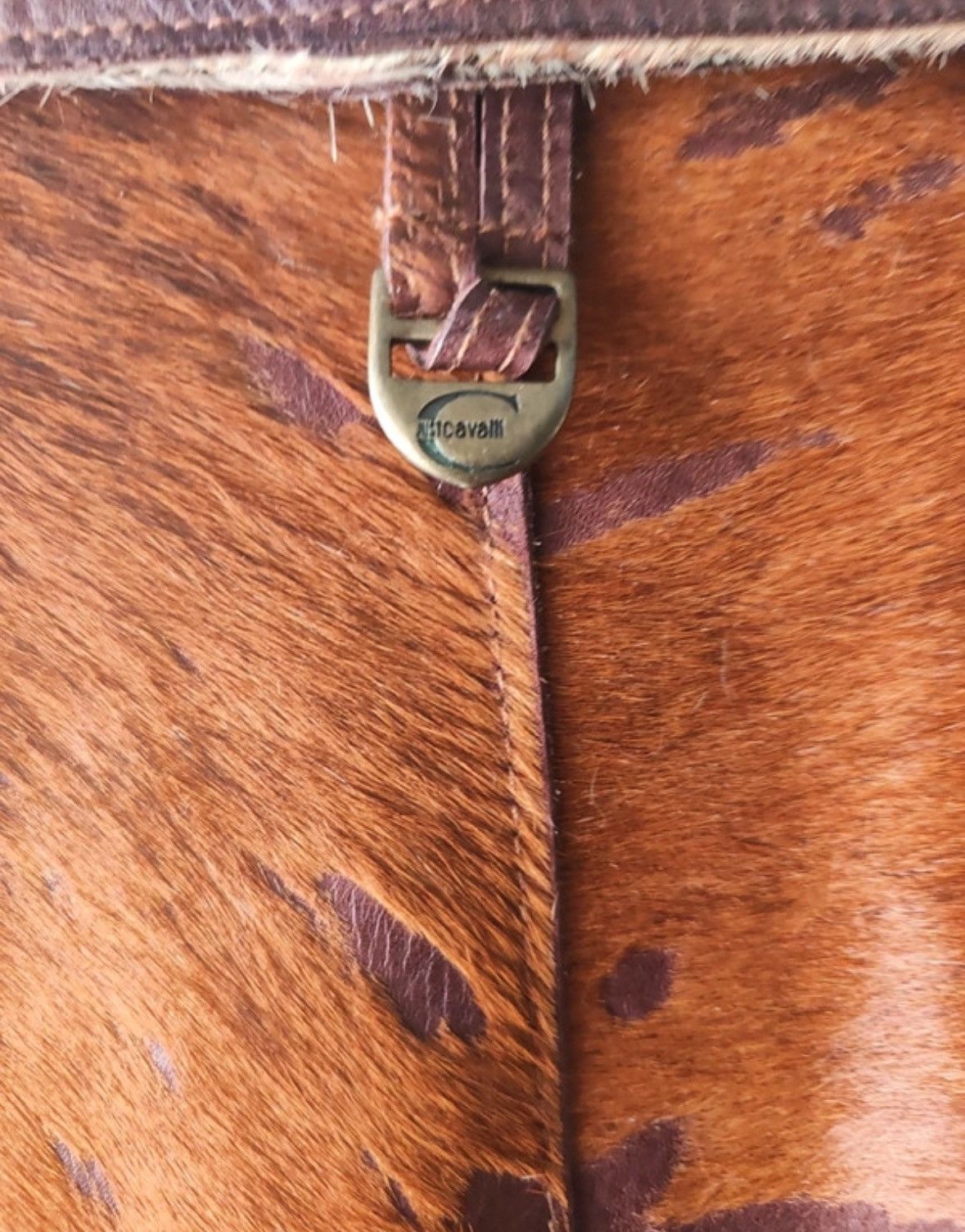 Just Cavalli × Roberto Cavalli ARCHIVE PONY HAIR LEATHER COAT Size US M / EU 48-50 / 2 - 4 Thumbnail