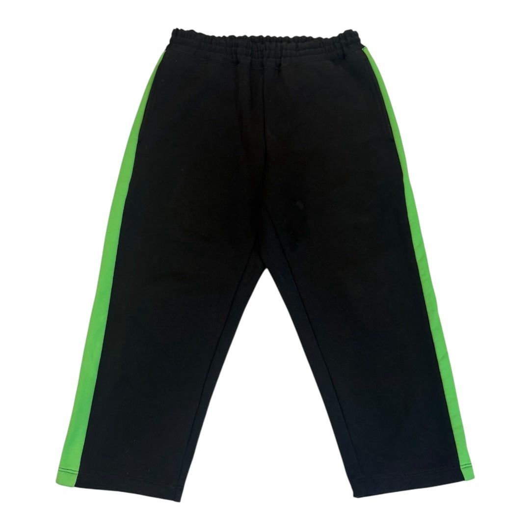 Comme des Garcons Comme des Garçons SS22 Cropped Pants in Black / Green Size US 30 / EU 46 - 1 Thumbnail