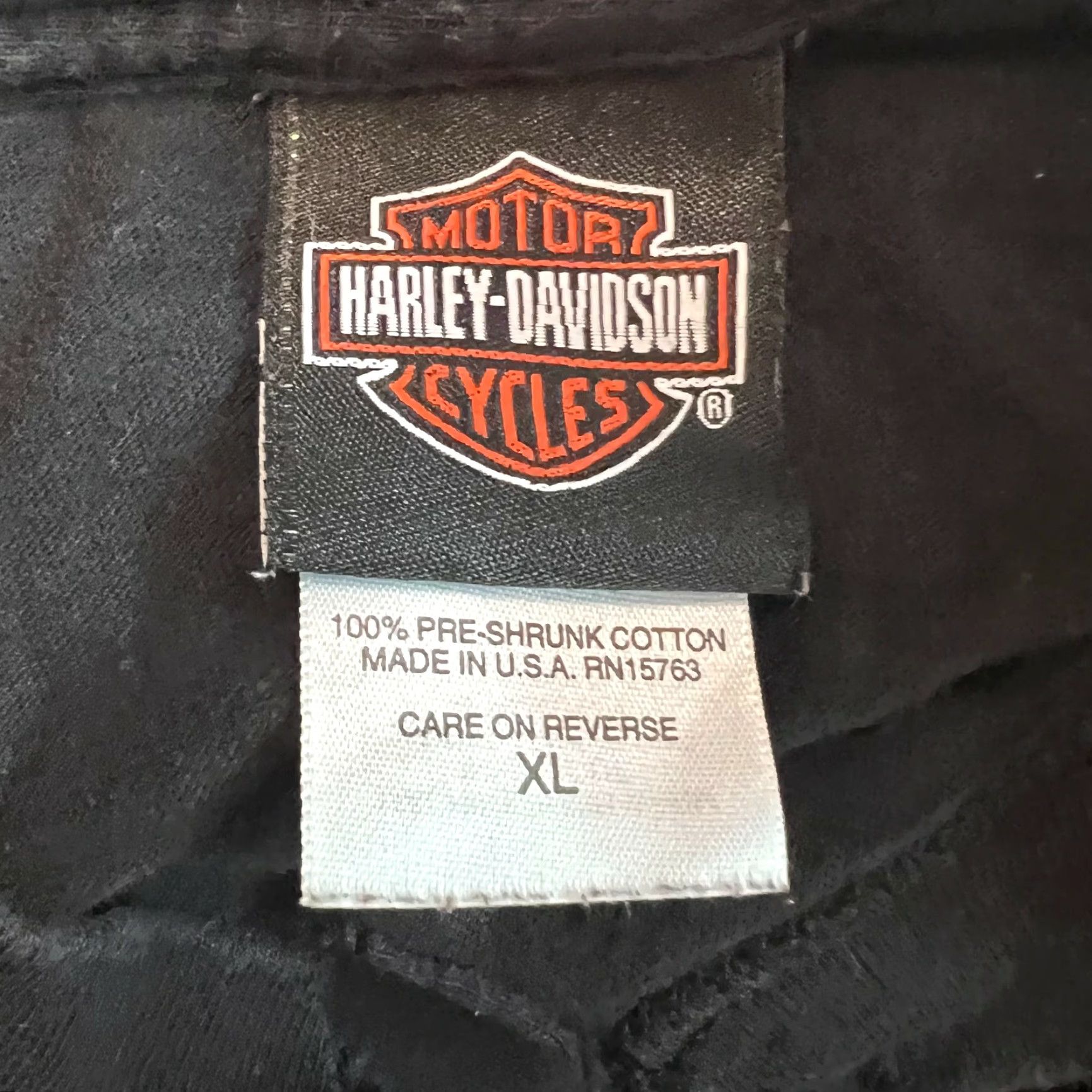 Harley Davidson Harley-Davidson 105 Years Motorcycle Graphic T-Shirt Mens XL Black 2008 Birmingham AL Size US XL / EU 56 / 4 - 7 Thumbnail