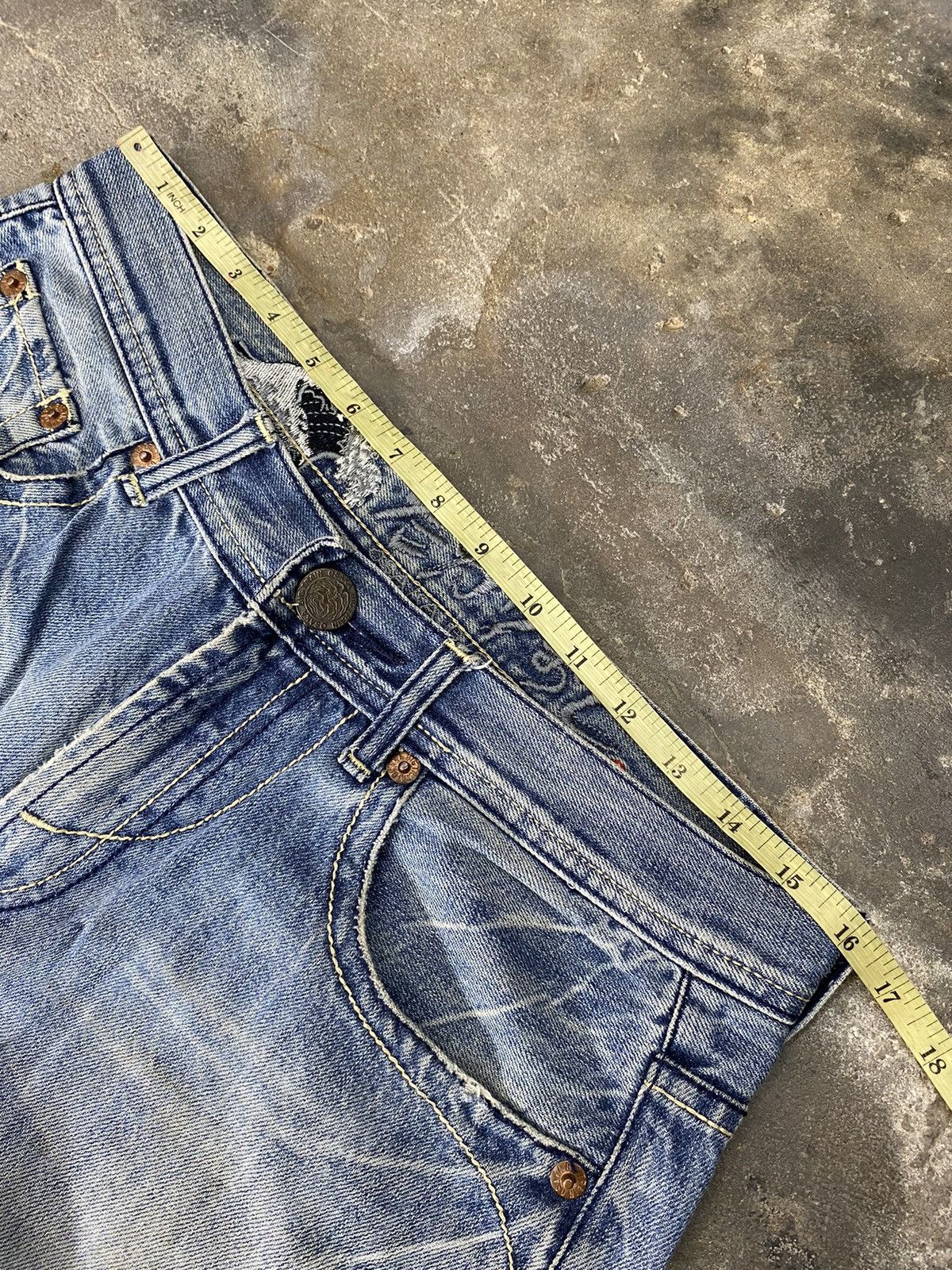 Japanese Brand × Vintage Osaka bigtrain blue jeans wash japanese brand Size US 32 / EU 48 - 14 Thumbnail