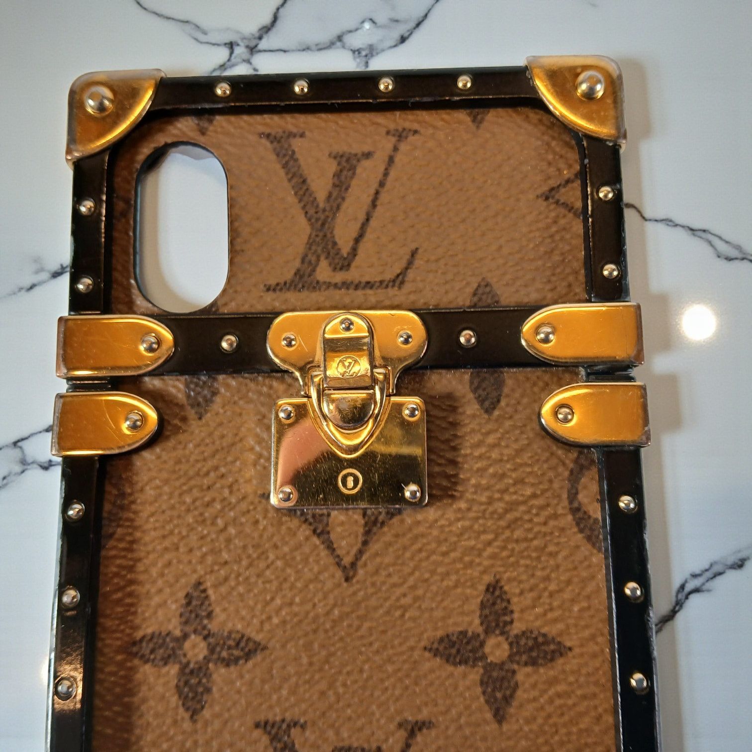 Louis Vuitton Louis Vuitton Monogram Canvas Eye Trunk iPhone X Case w/ Box Size ONE SIZE - 6 Thumbnail