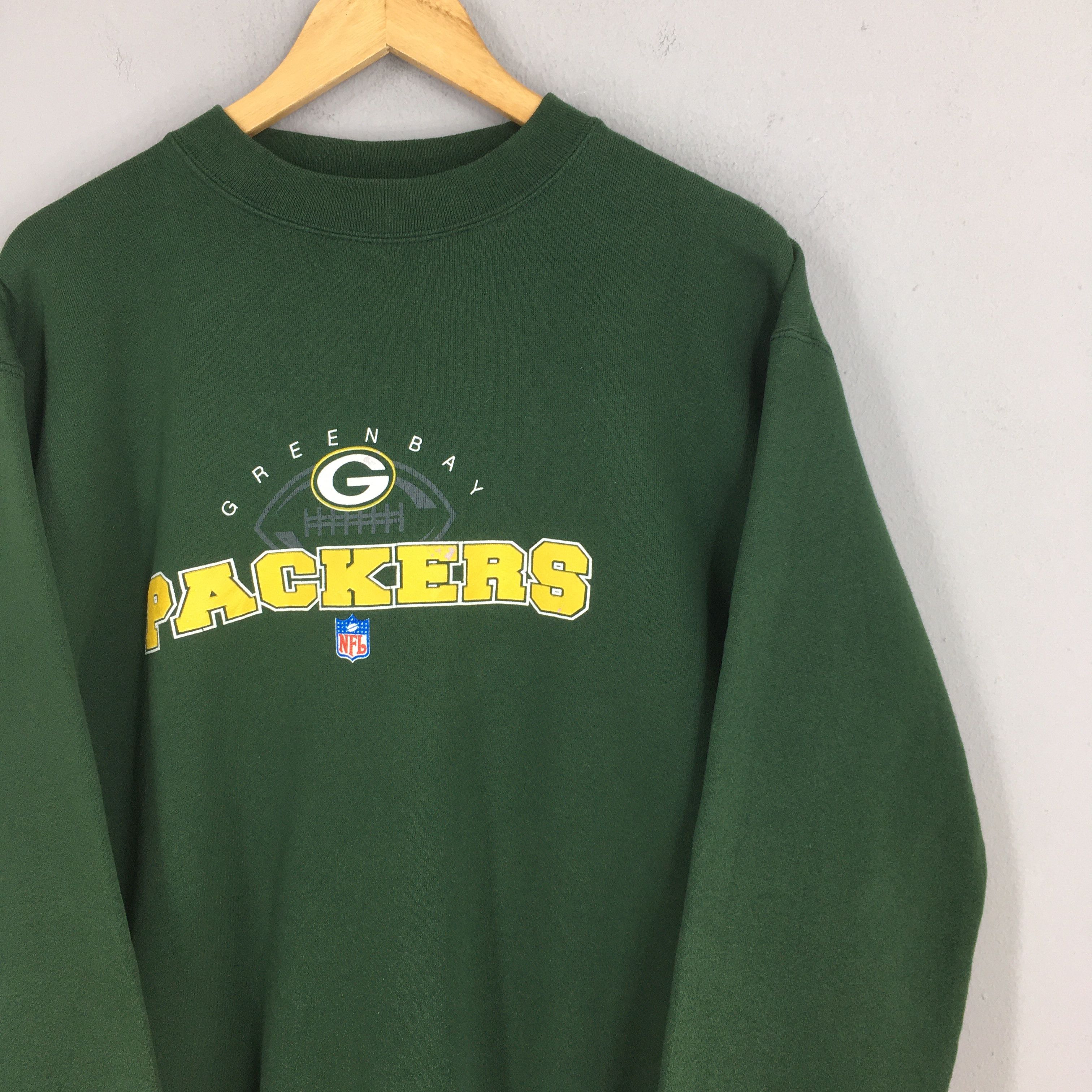 NFL Vintage Green Bay Packers Football NFL Sweatshirt XLarge Size US XL / EU 56 / 4 - 2 Thumbnail