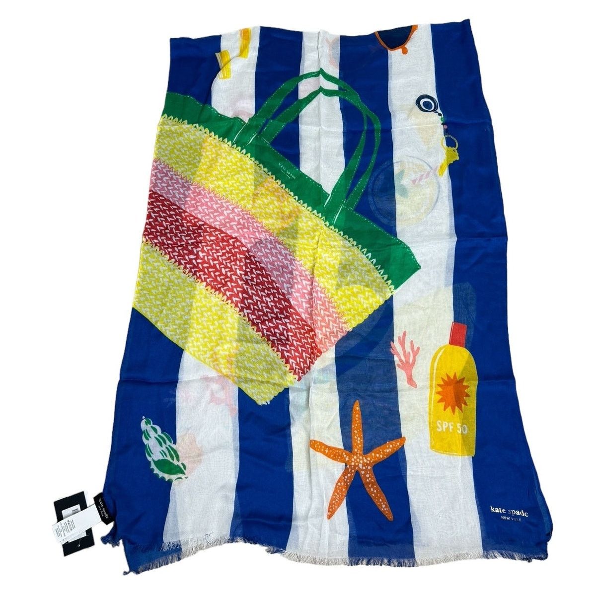 Kate Spade Kate Spade beach towel oblong scarf new Size ONE SIZE - 2 Thumbnail