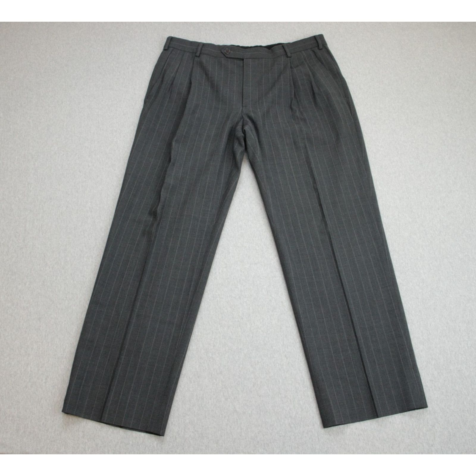 Brooks Brothers Brooks Brothers Suit Men 41R Gray 346 Pinstripe Wool Blend Size 40R - 12 Thumbnail
