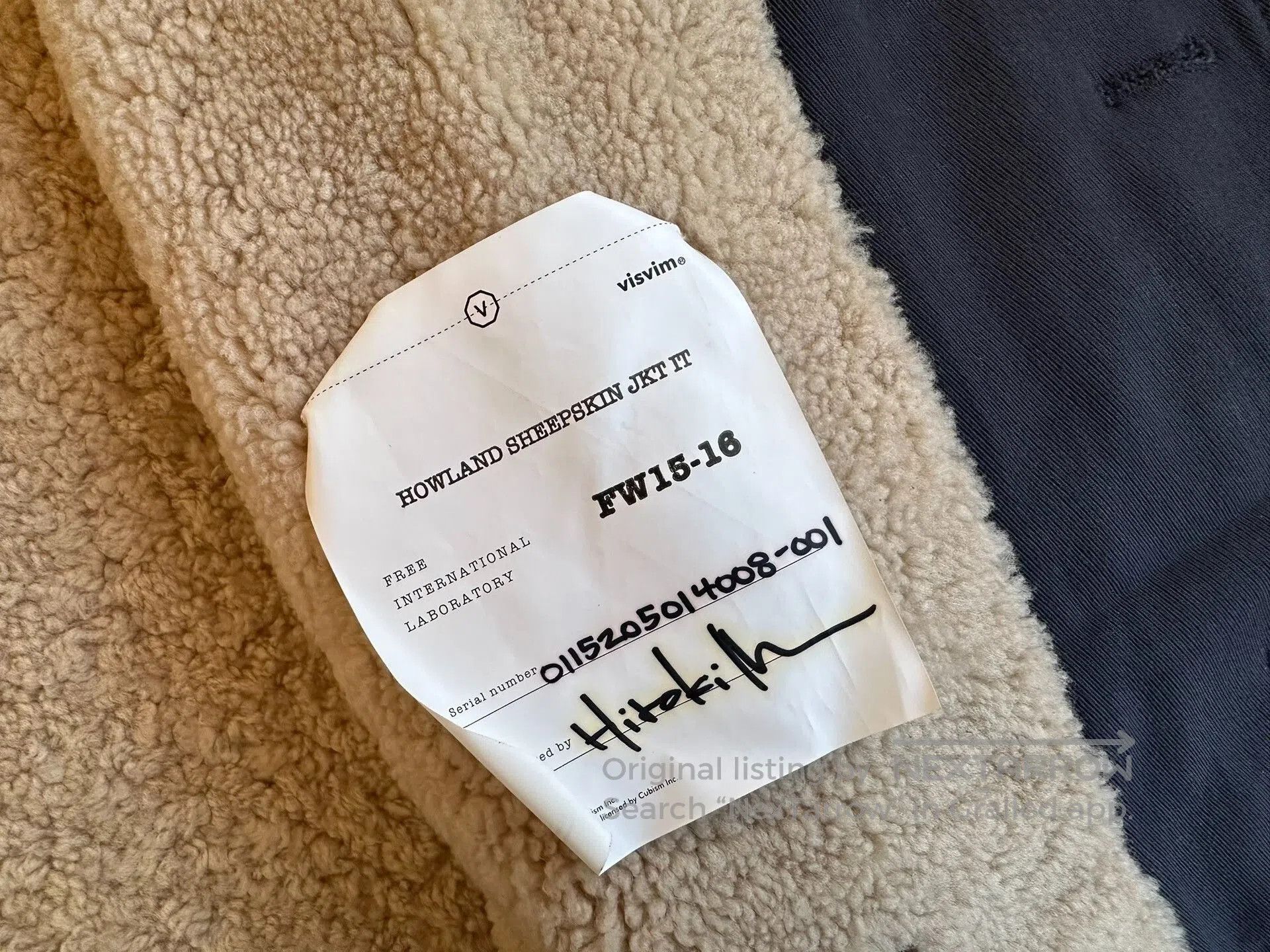 Visvim visvim howland sheepskin jacket navy blue. Size US L / EU 52-54 / 3 - 8 Thumbnail
