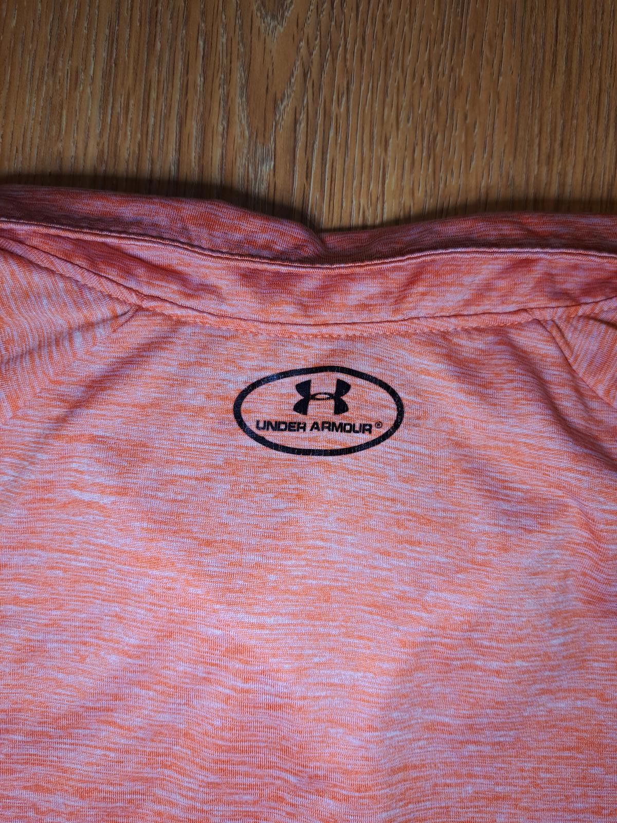 Under Armour Under Armour Quarter Zip Pullover Sweater Mens Large Orange Size US L / EU 52-54 / 3 - 4 Thumbnail