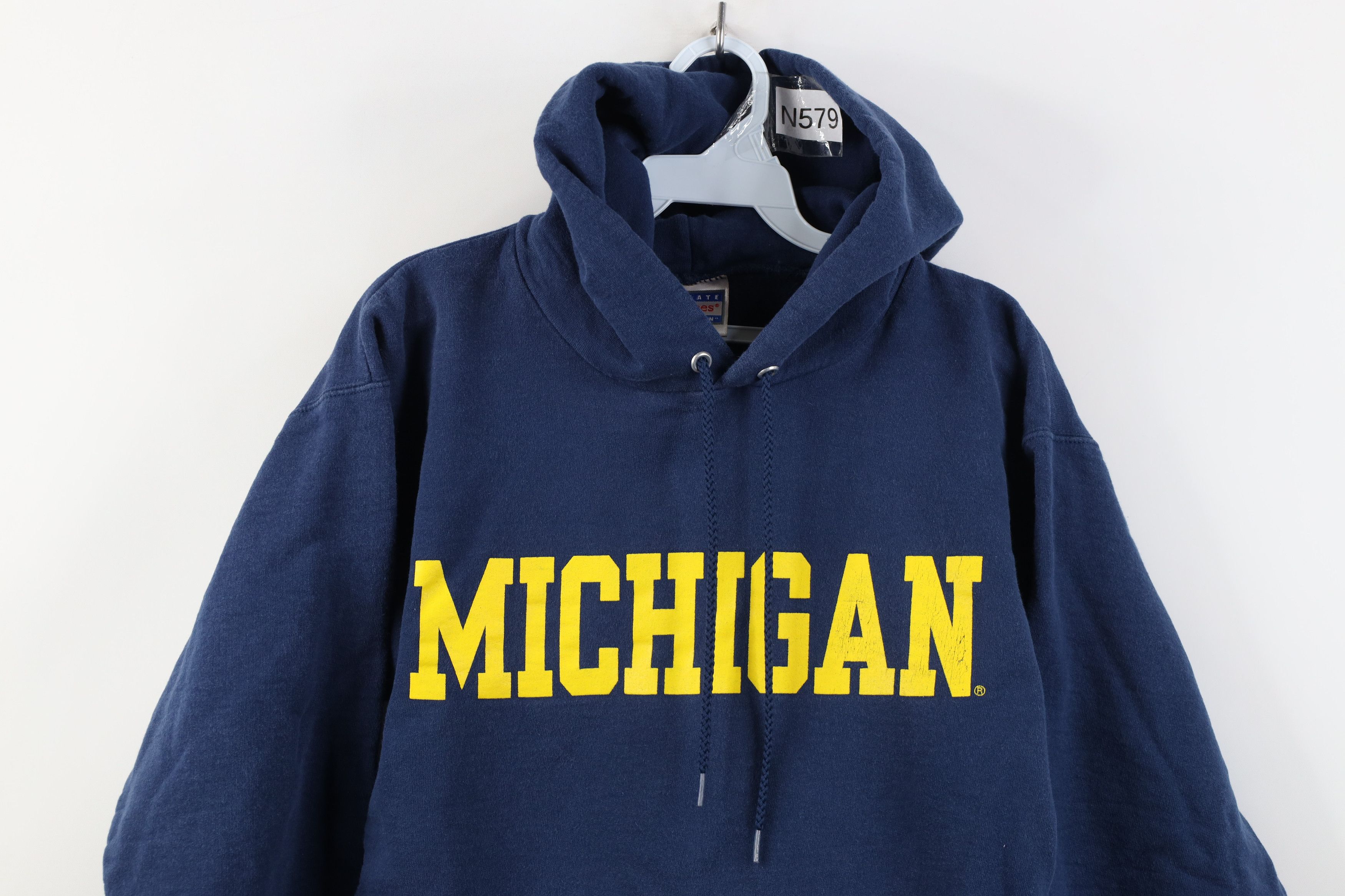 Vintage Vintage 90s Heavyweight University of Michigan Sweatshirt Size S / US 4 / IT 40 - 2 Thumbnail