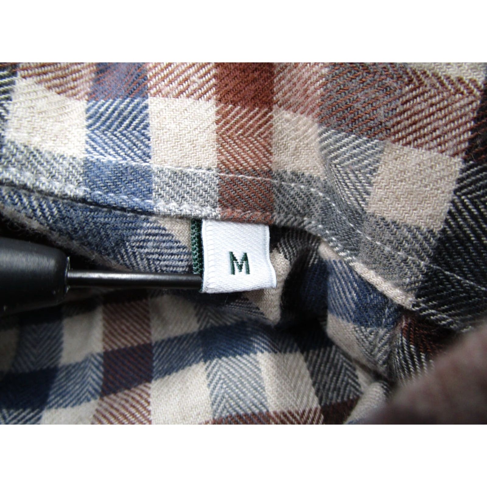 CO Carroll Co Beverly Hills Shirt Mens Medium Beige Button Up Wool Blend Work Hike Size US M / EU 48-50 / 2 - 6 Thumbnail