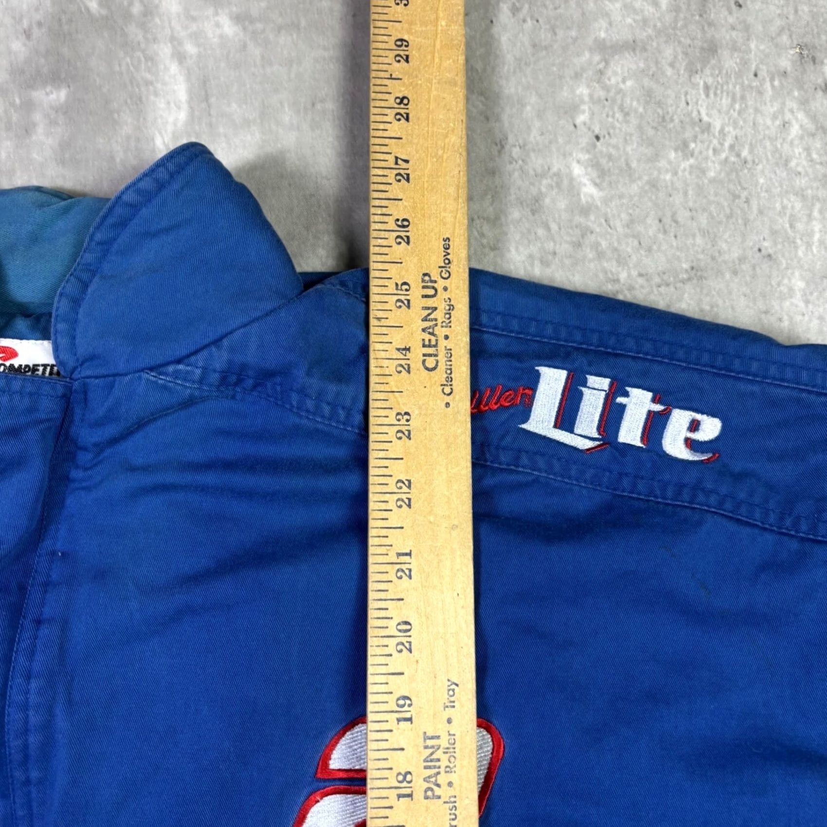 Rusty VINTAGE Rusty Wallace Miller Lite NASCAR Racing Jacket Penske Racing Blue XL Bomber Jacket Men Size US XL / EU 56 / 4 - 4 Thumbnail