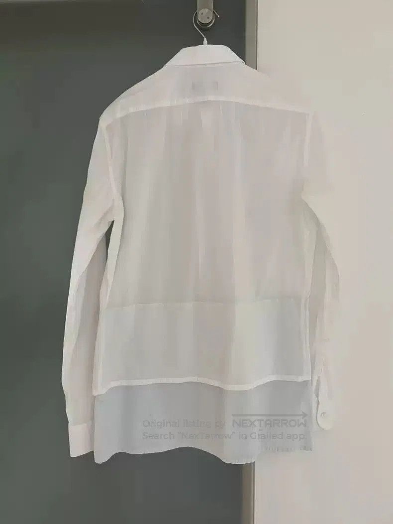Raf Simons Raf Simons Men's blue and white stitching shirt. Size US M / EU 48-50 / 2 - 6 Thumbnail