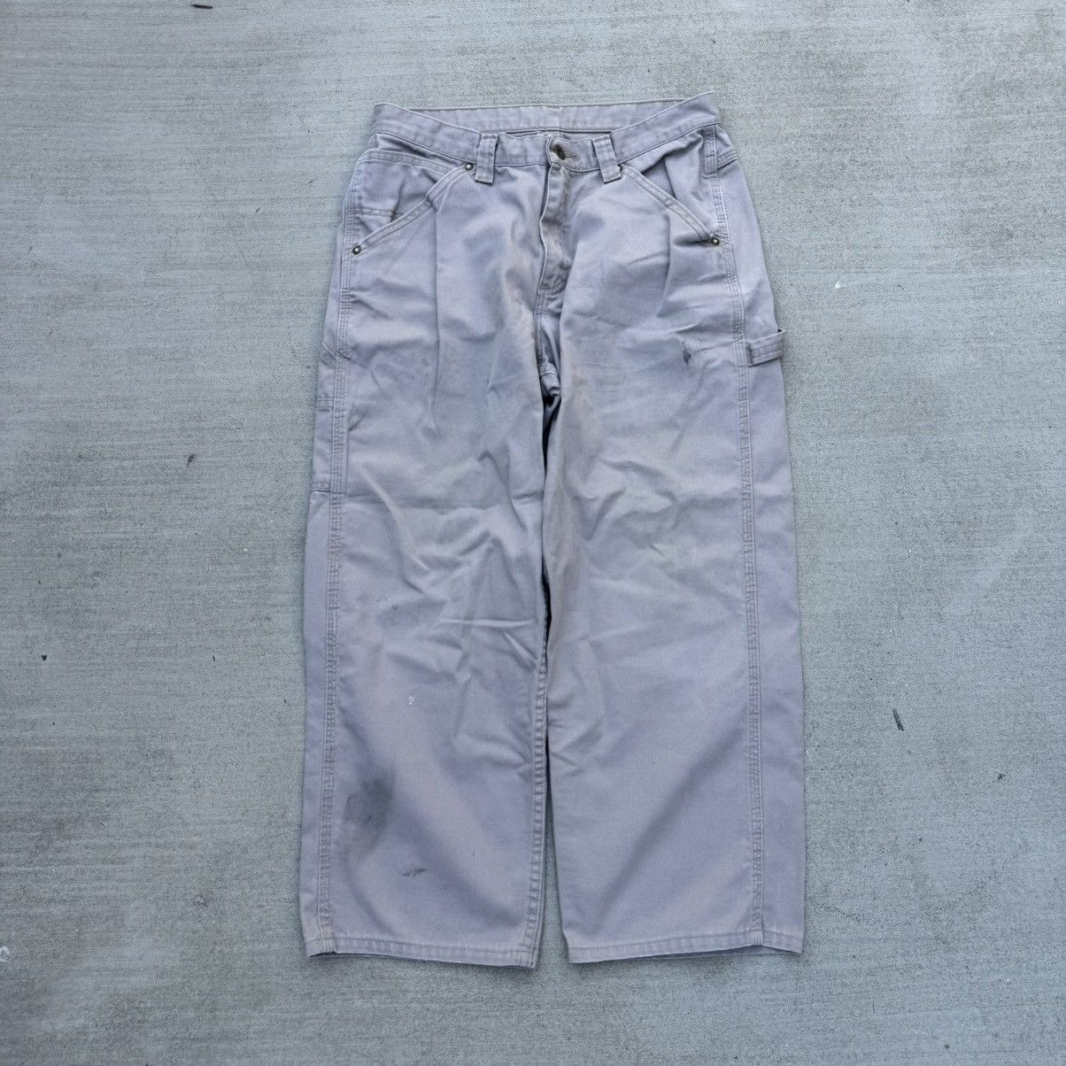 Lee Vintage Lee Wide Carpenter Light Brown Pants 30” Size US 30 / EU 46 - 1 Thumbnail