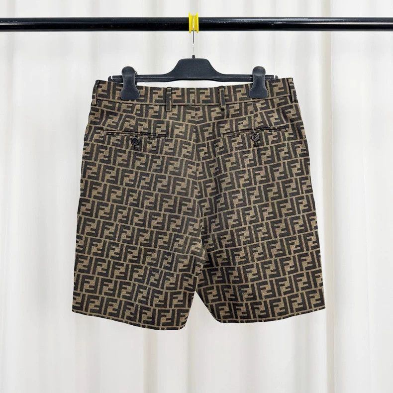 Fendi Fendi Double F Print Denim Shorts-2508 Size US 44 / EU 60 - 2 Thumbnail