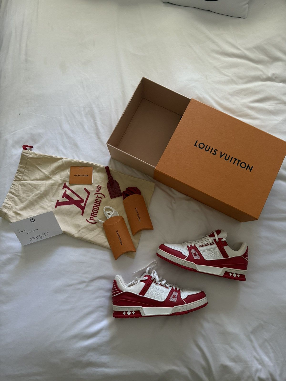 Louis Vuitton Louis Vuitton Trainer (Red) Size US 9.5 / EU 42-43 - 1 Thumbnail