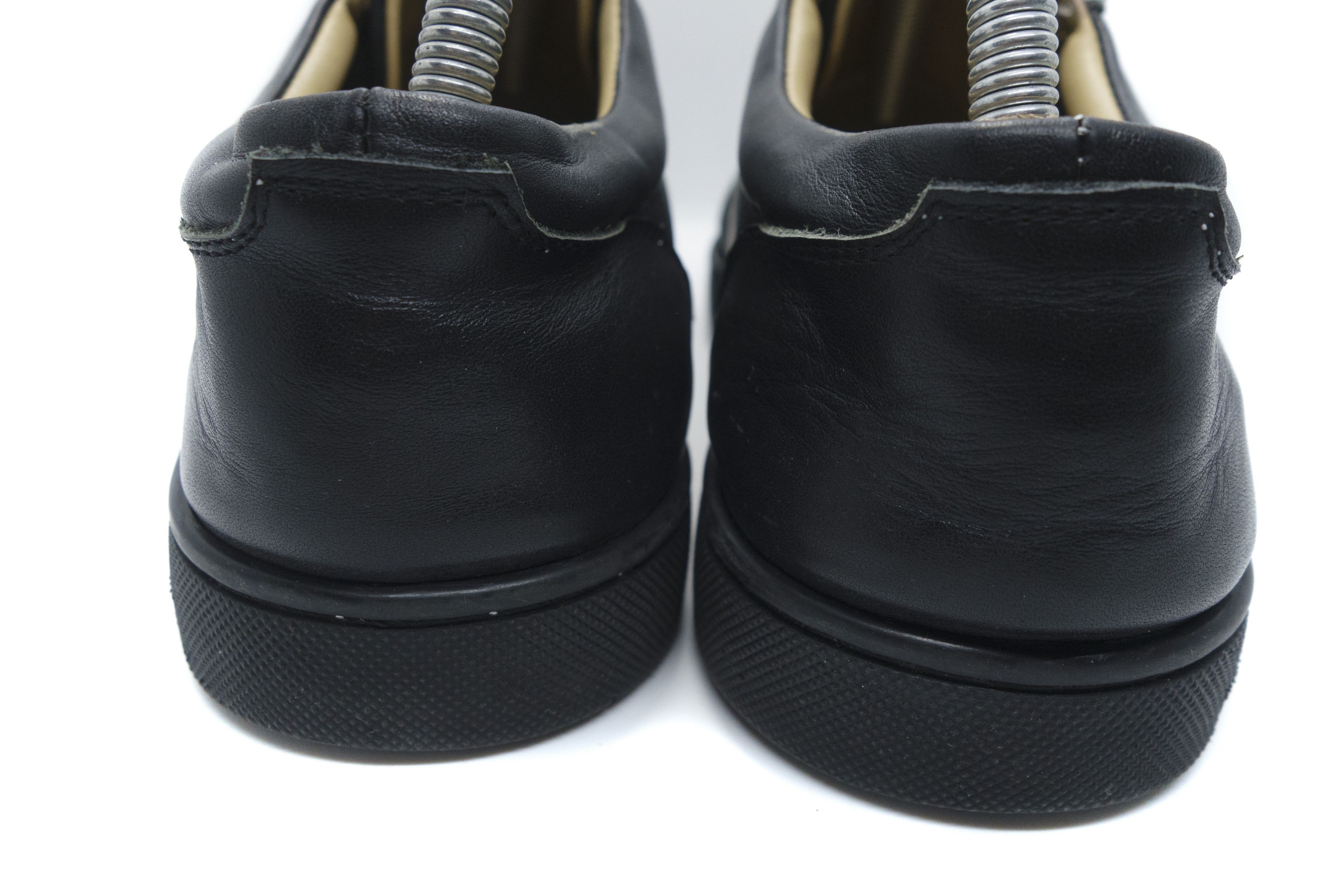 Christian Louboutin Black Low Leather Sneakers Size US 9.5 / EU 42-43 - 4 Thumbnail