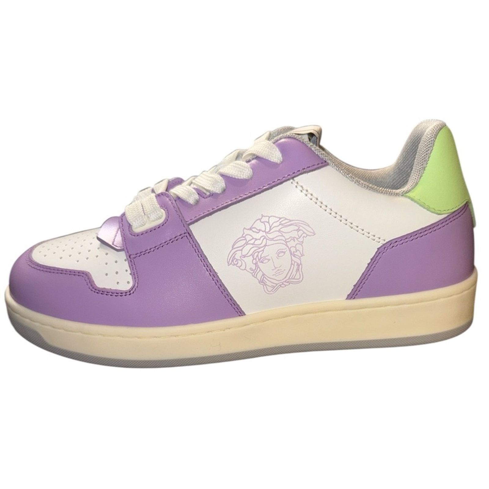 Versace Versace Medusa Sneakers – Baby Violet / Mint / White Size US 6.5 / IT 36.5 - 2 Thumbnail