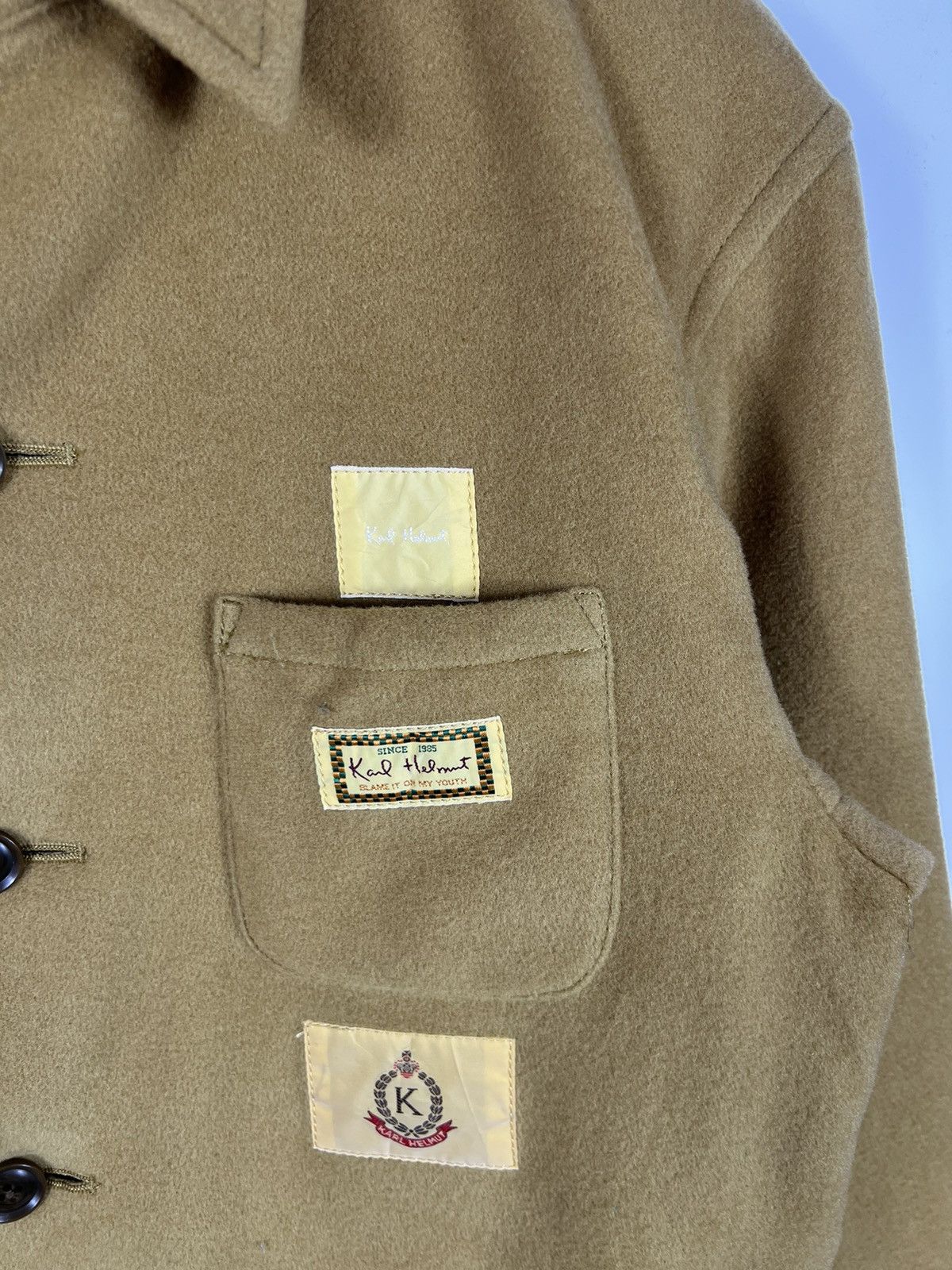 Karl Helmut 🔥 CHORE WOOL JACKET KARL HELMUT PATCH - M Size US M / EU 48-50 / 2 - 5 Thumbnail